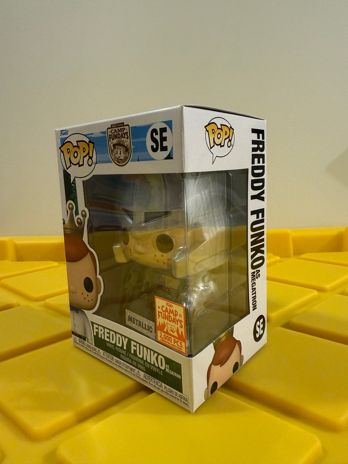 Funko POP! Freddy Funko as Megatron (Metallic) (L.E. 2000) - Limited Edition 2023 Camp Fundays Exclusive