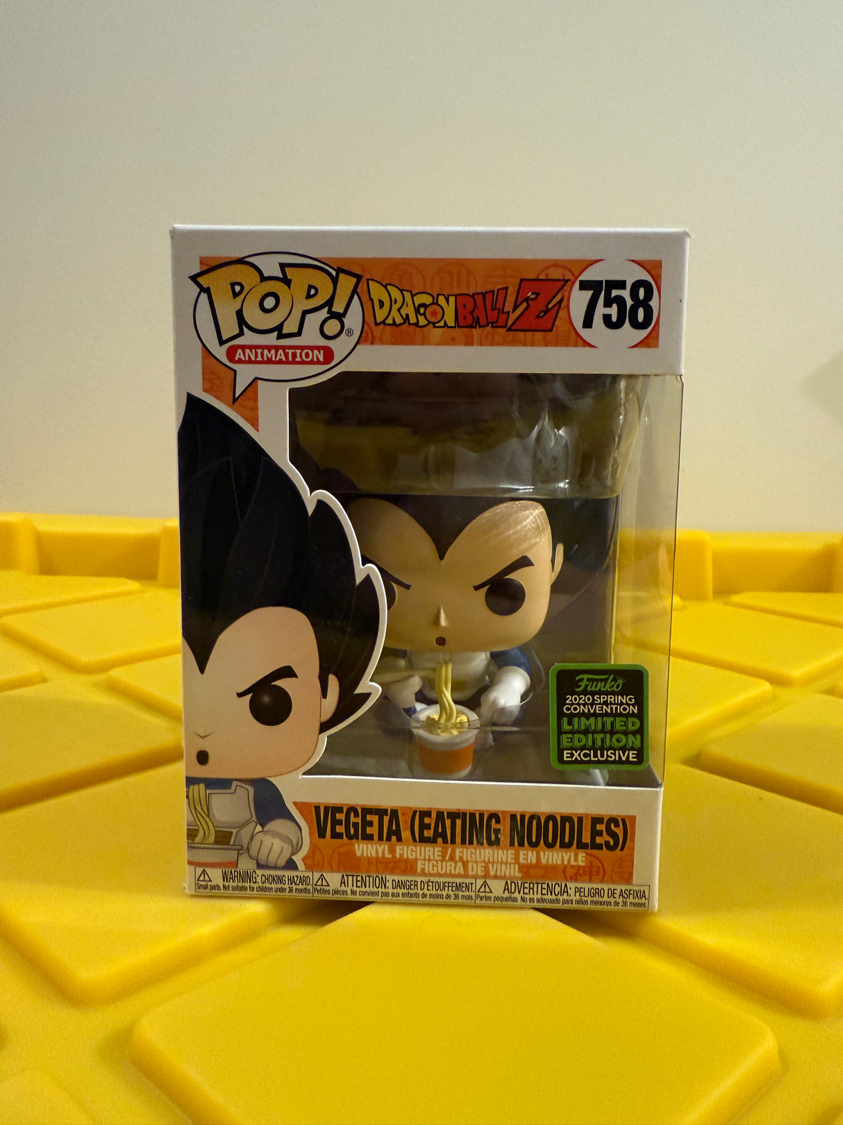 Funko POP! Vegeta (Eating Noodles) - Limited Edition 2020 ECCC Exclusive