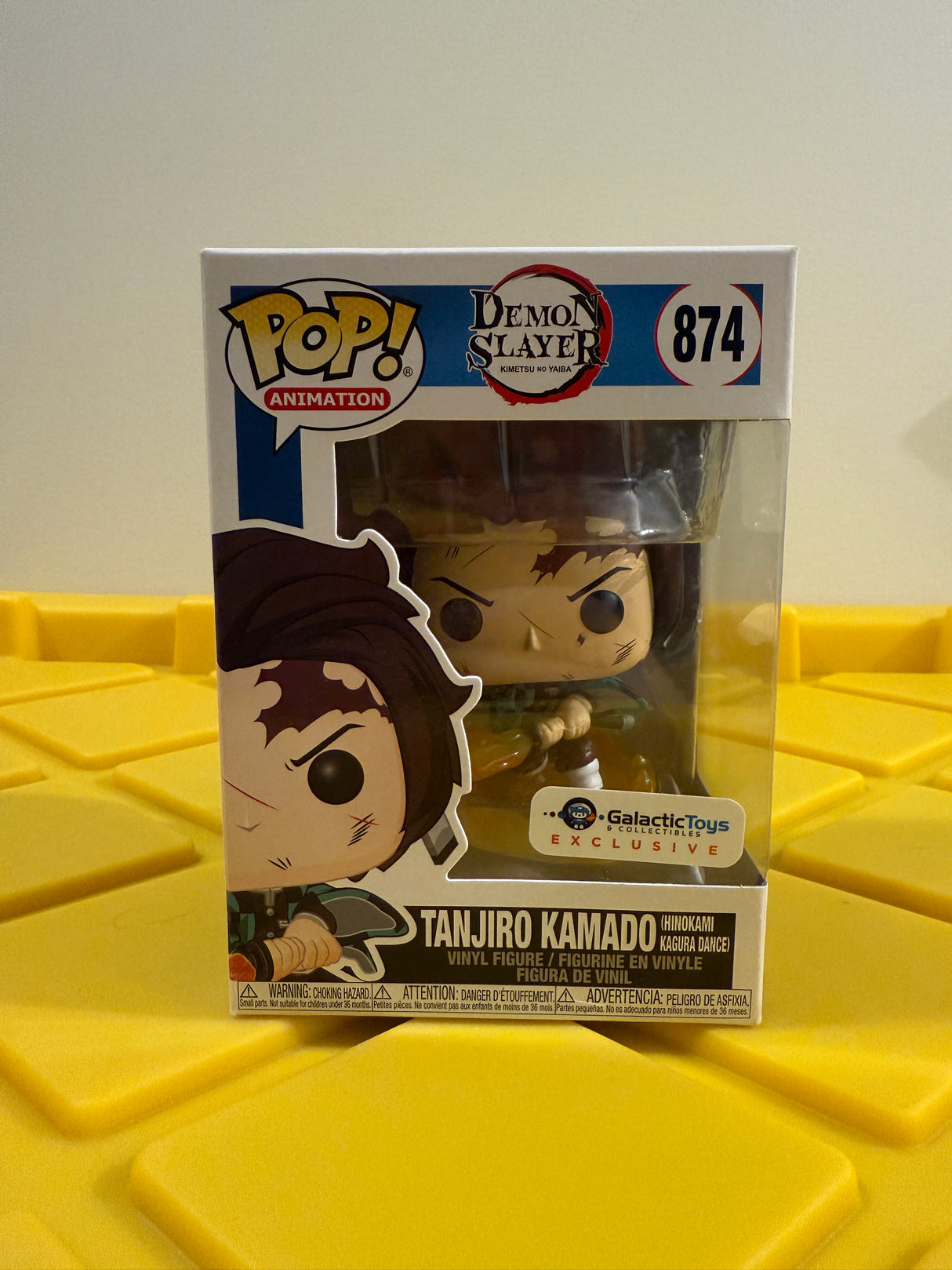 Funko POP! Tanjiro Kamado (Hinokami Kagura Dance) - Limited Edition Galactic Toys Exclusive