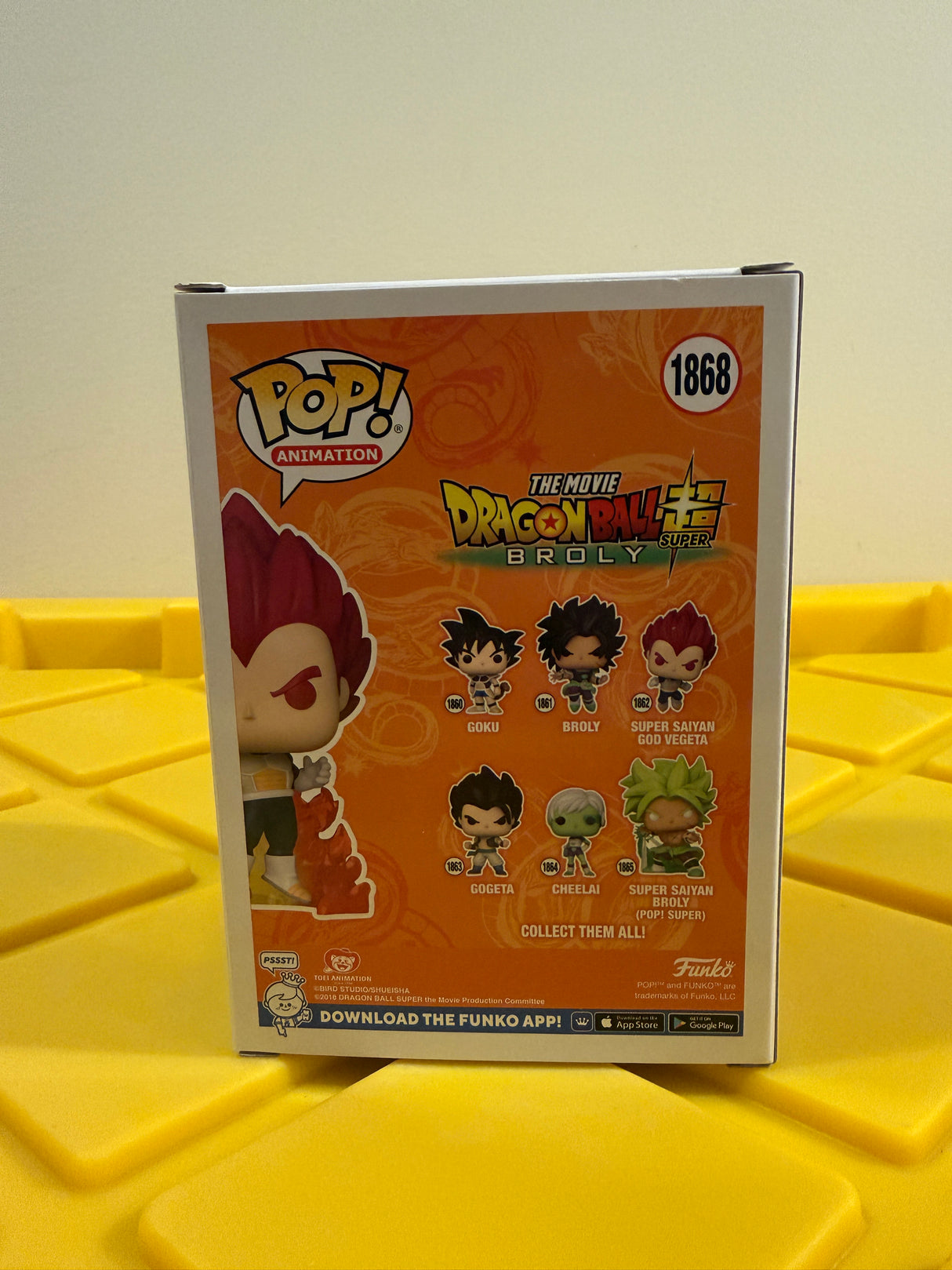Funko POP! Super Saiyan God Vegeta (Glow) - Limited Edition Chase - Limited Edition Special Edition Exclusive