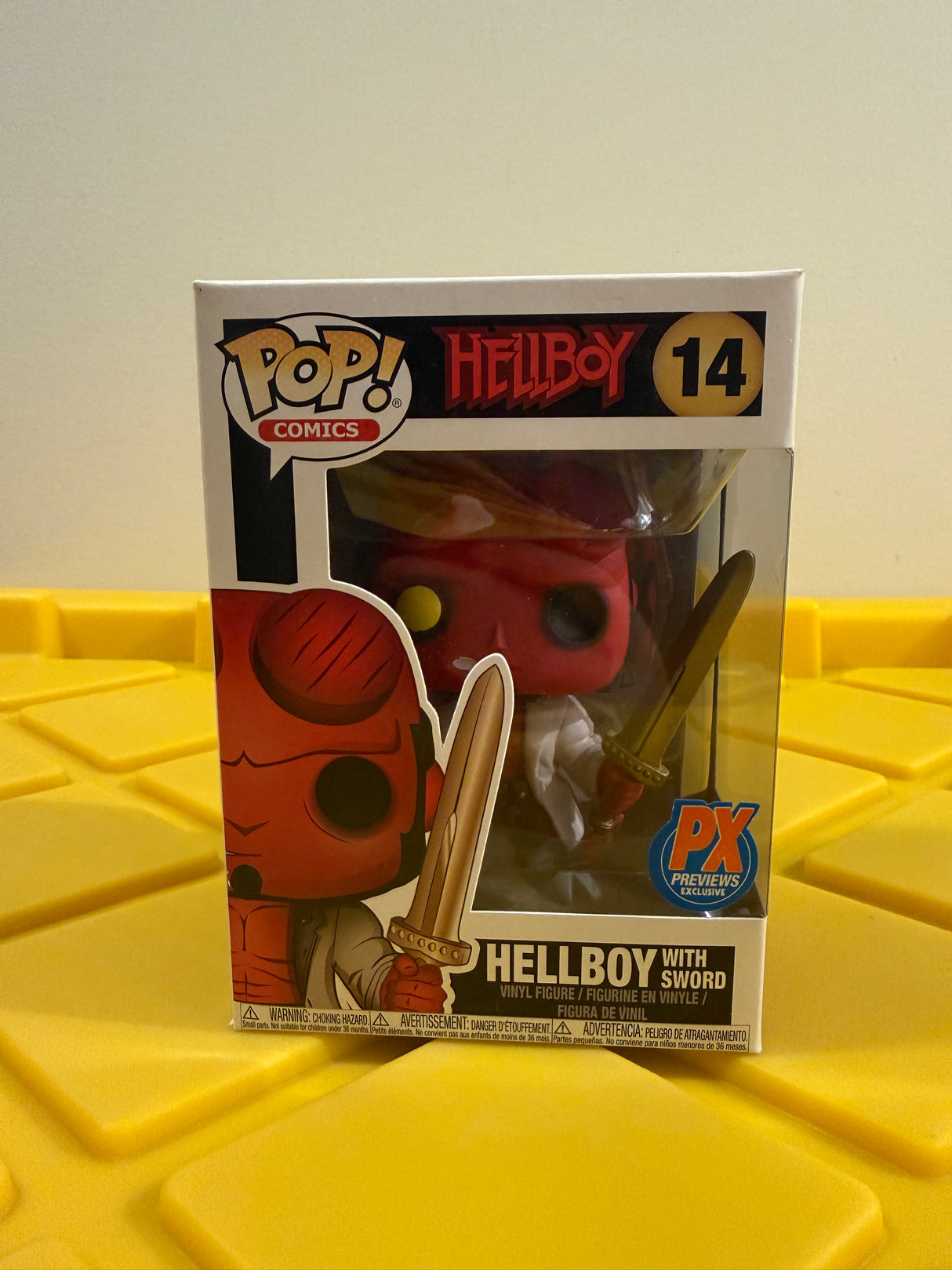 Funko POP! Hellboy with Sword - Limited Edition PX Previews Exclusive