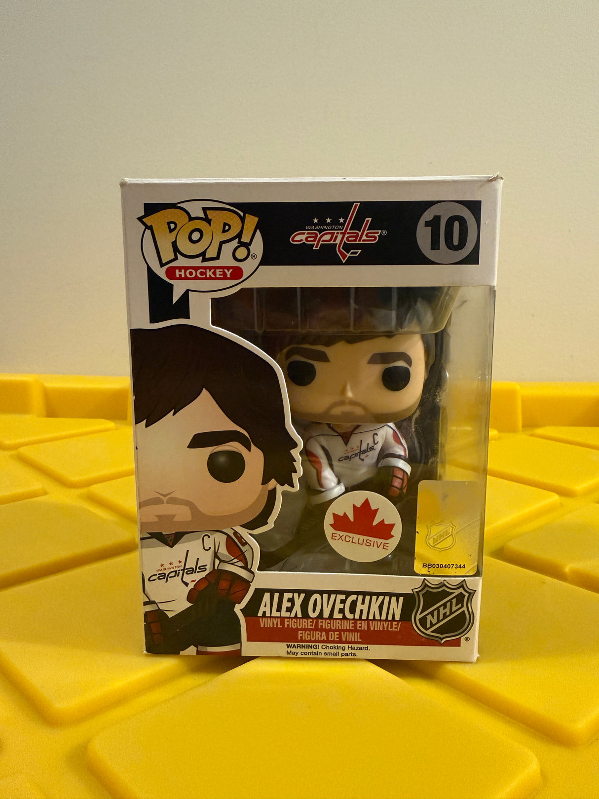 Funko POP! Alex Ovechkin (Away Jersey) - Limited Edition Canada Exclusive