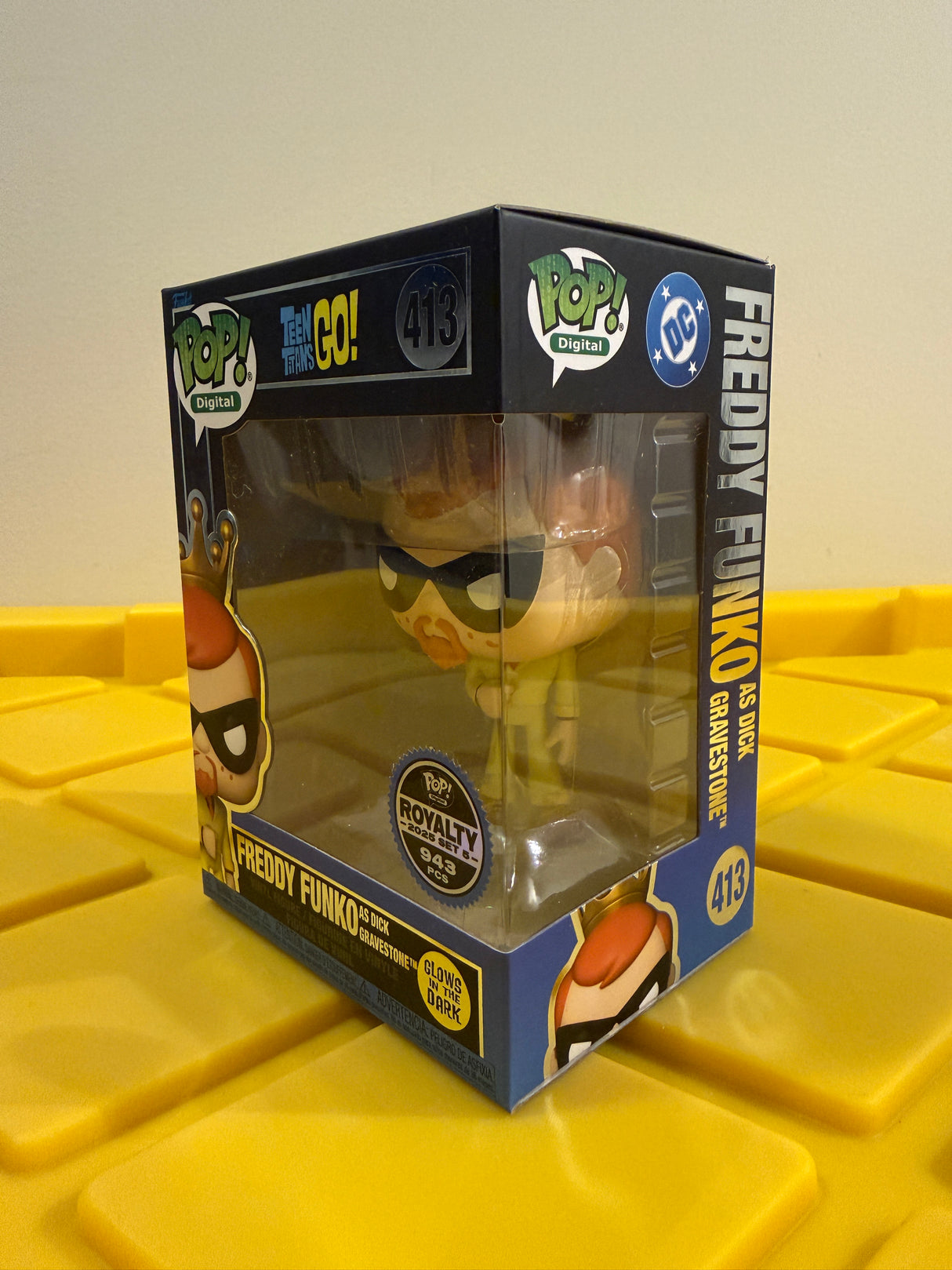 Funko POP! Freddy Funko as Dick Gravestone (Glow) (Royalty L.E. 943) - Limited Edition NFT Release