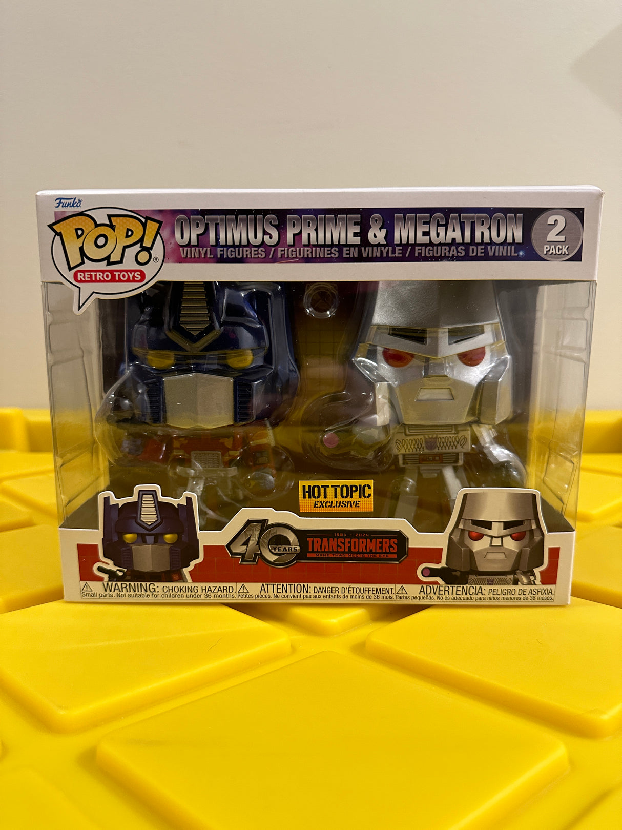 Funko POP! Optimus Prime & Megatron (2-Pack) - Limited Edition Hot Topic Exclusive