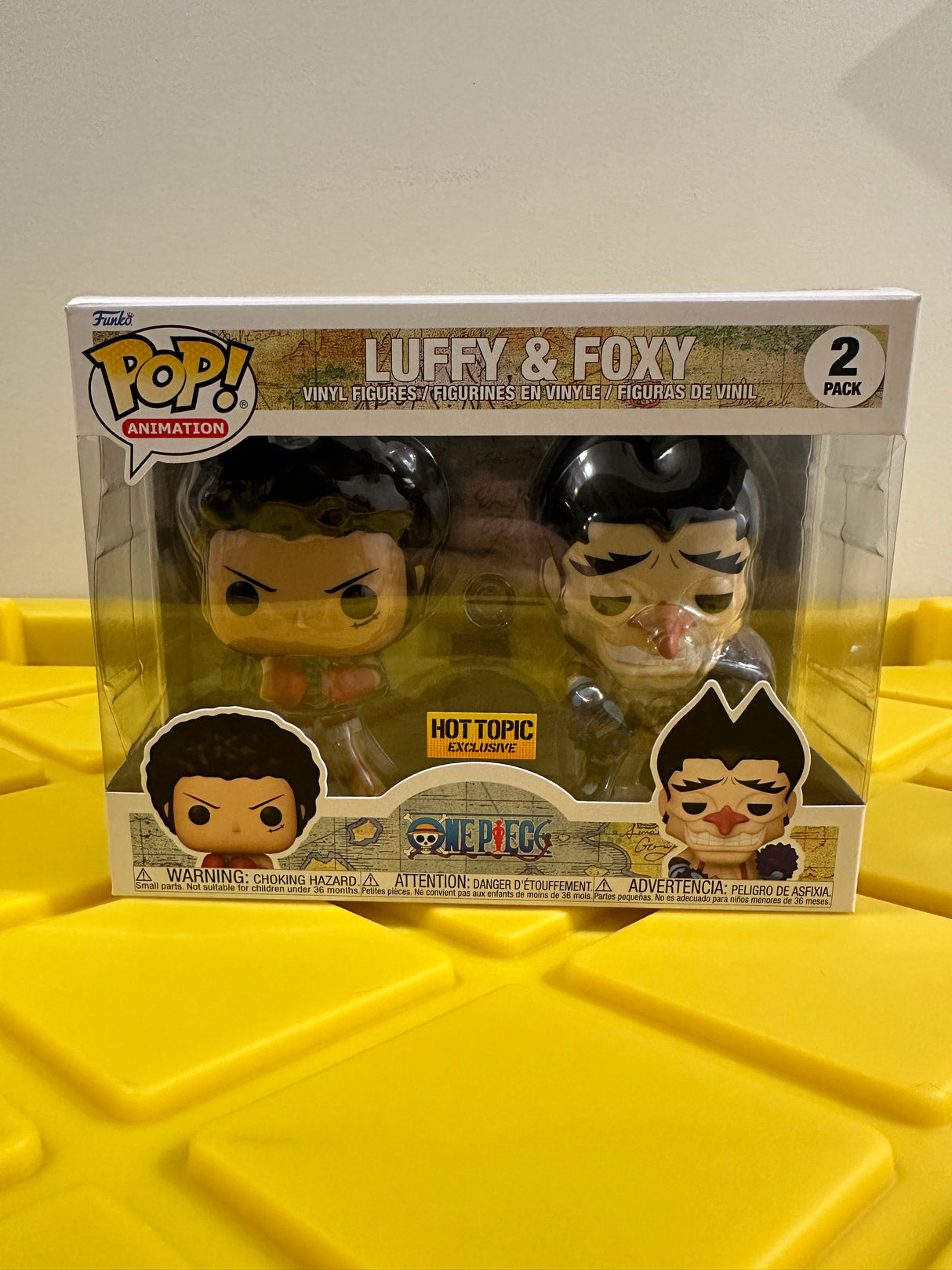 Funko POP! Luffy & Foxy (2-Pack) - Limited Edition Hot Topic Exclusive