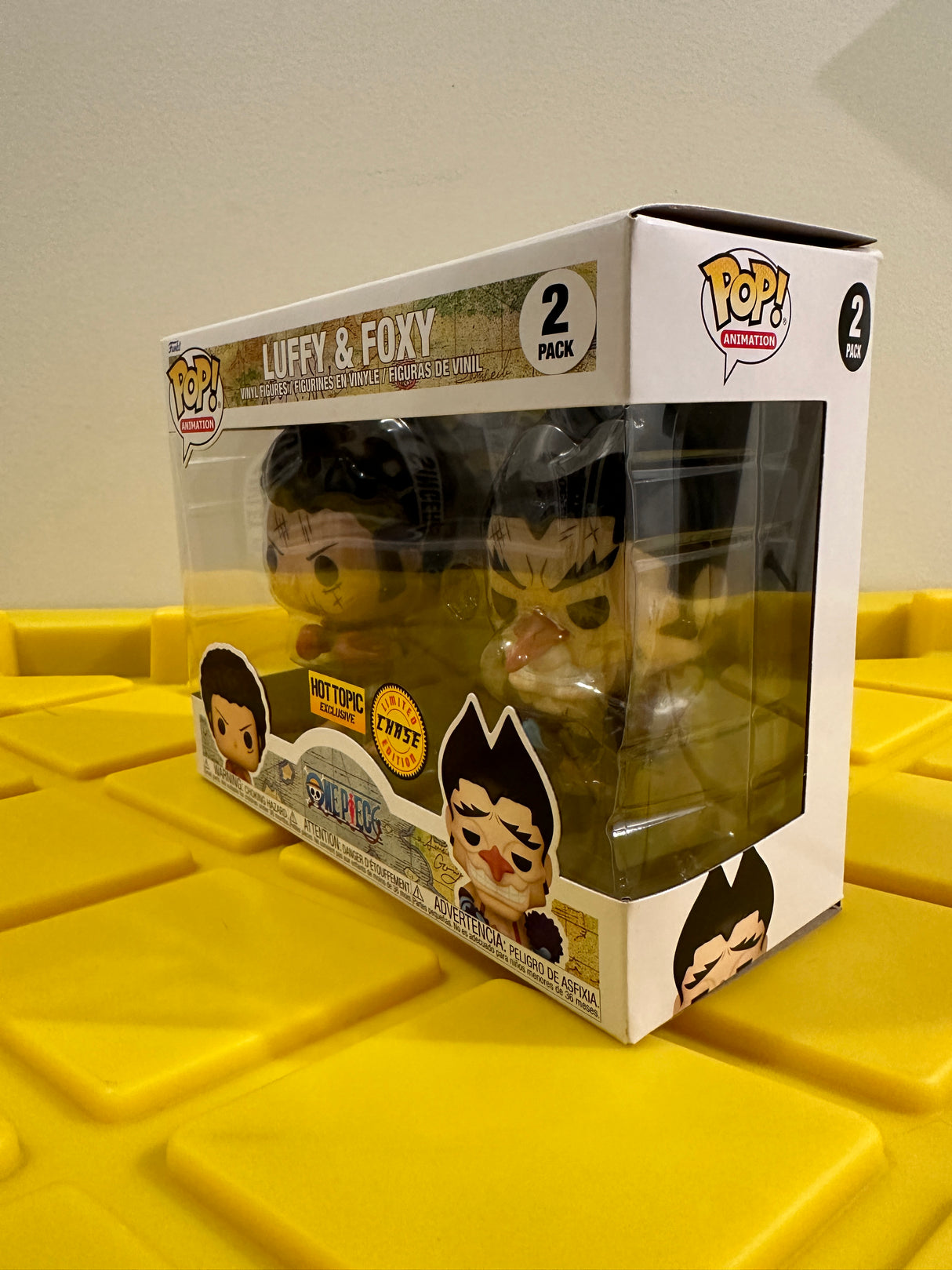 Funko POP! Luffy & Foxy (2-Pack) - Limited Edition Chase - Limited Edition Hot Topic Exclusive