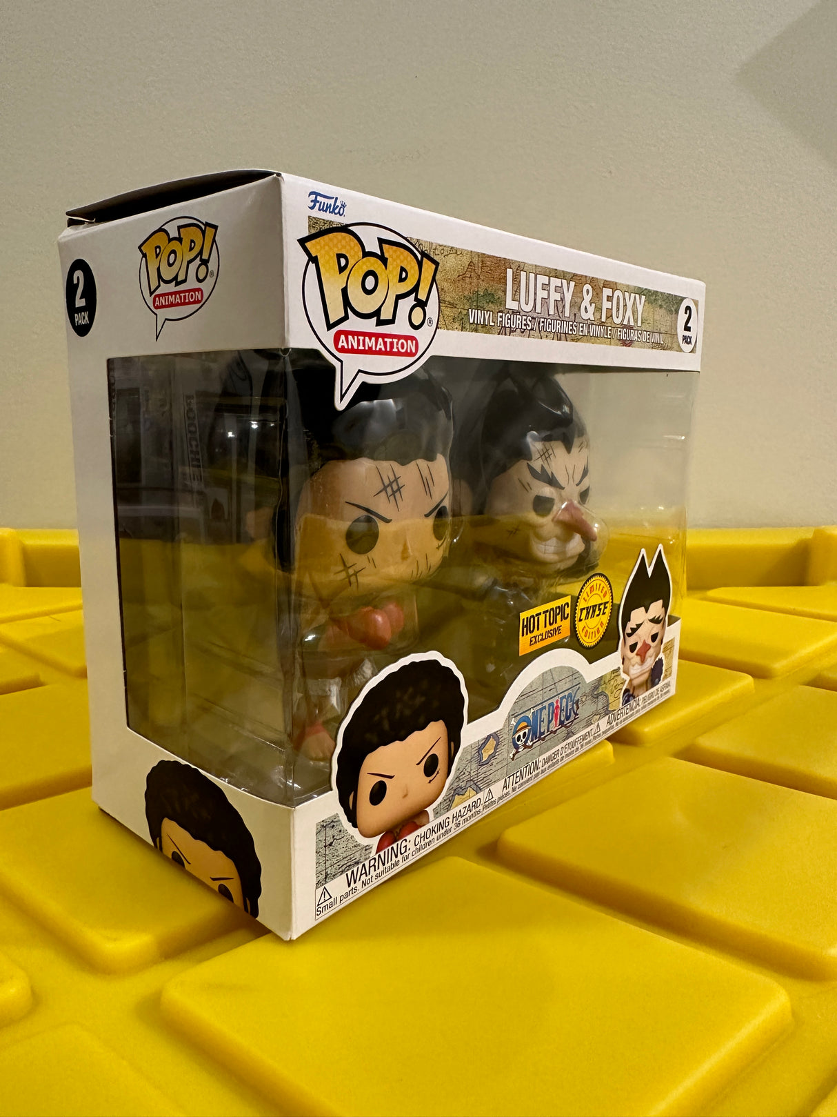 Funko POP! Luffy & Foxy (2-Pack) - Limited Edition Chase - Limited Edition Hot Topic Exclusive