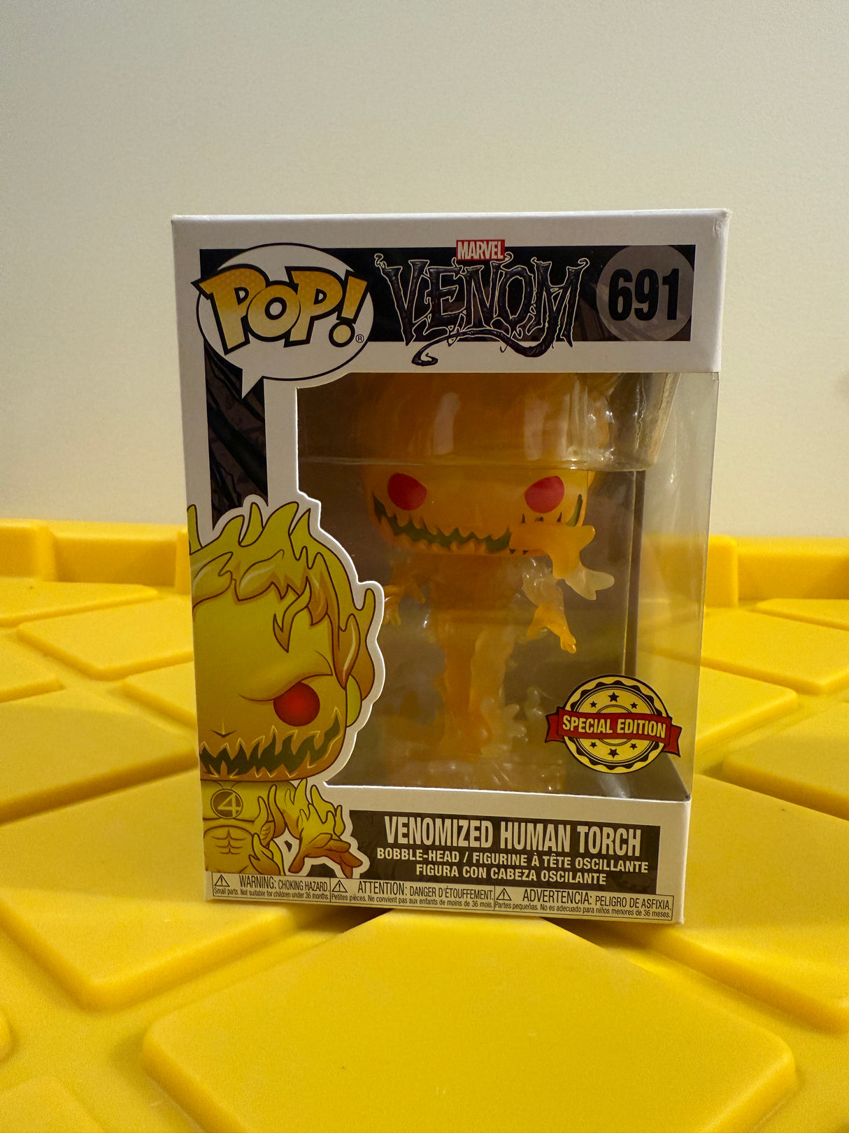 Funko POP! Venomized Human Torch - Limited Edition Special Edition Exclusive