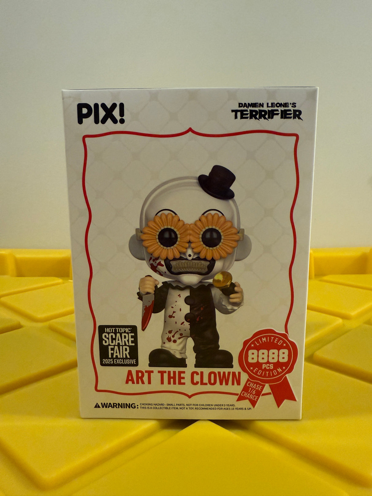 Thrilljoy Art the Clown - Limited Edition Chase - Limited Edition Hot Topic 2025 Scare Fair Exclusive