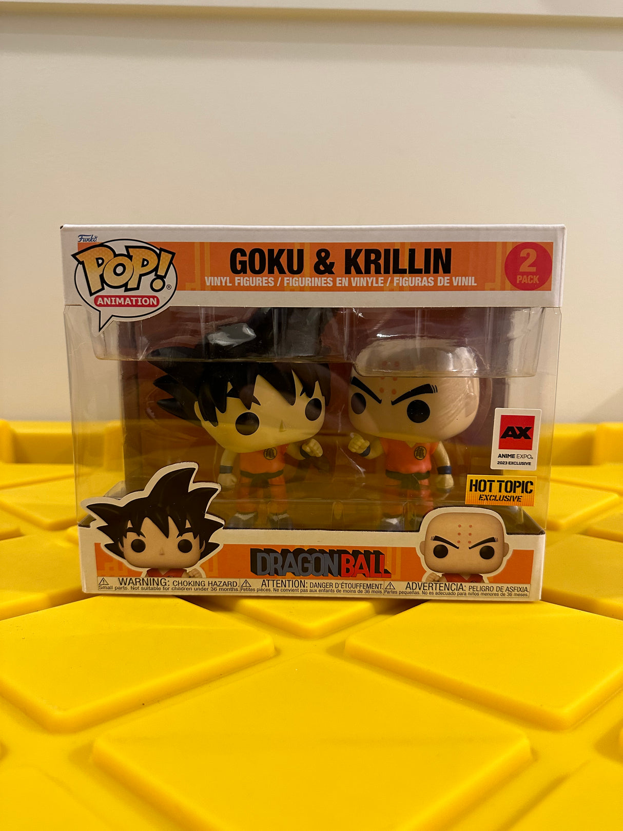 Funko POP! Goku & Krillin (2-Pack) - Limited Edition 2023 Anime Expo Exclusive