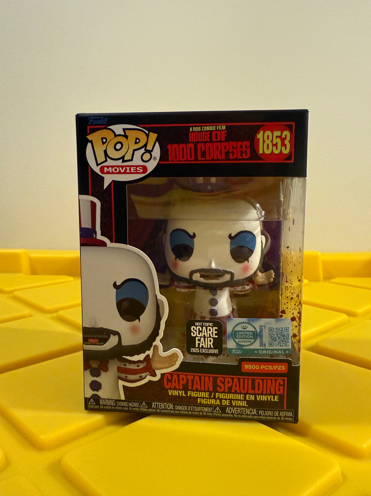 Funko POP! Captain Spaulding (L.E. 9500) - Limited Edition Supreme - Limited Edition Hot Topic 2025 Scare Fair Exclusive
