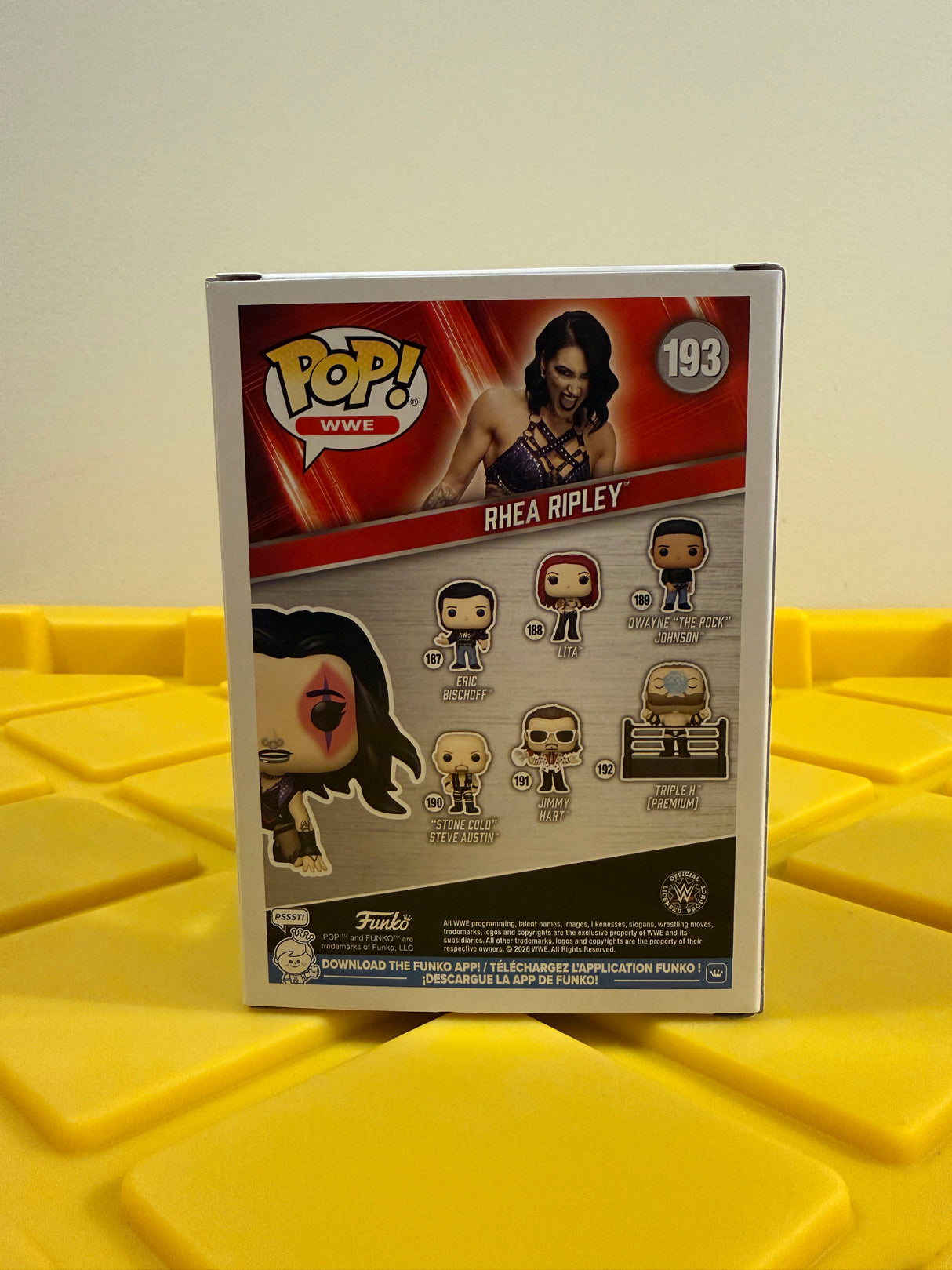 Funko POP! Rhea Ripley (WrestleMania XL) (Black Light) - Limited Edition Chase