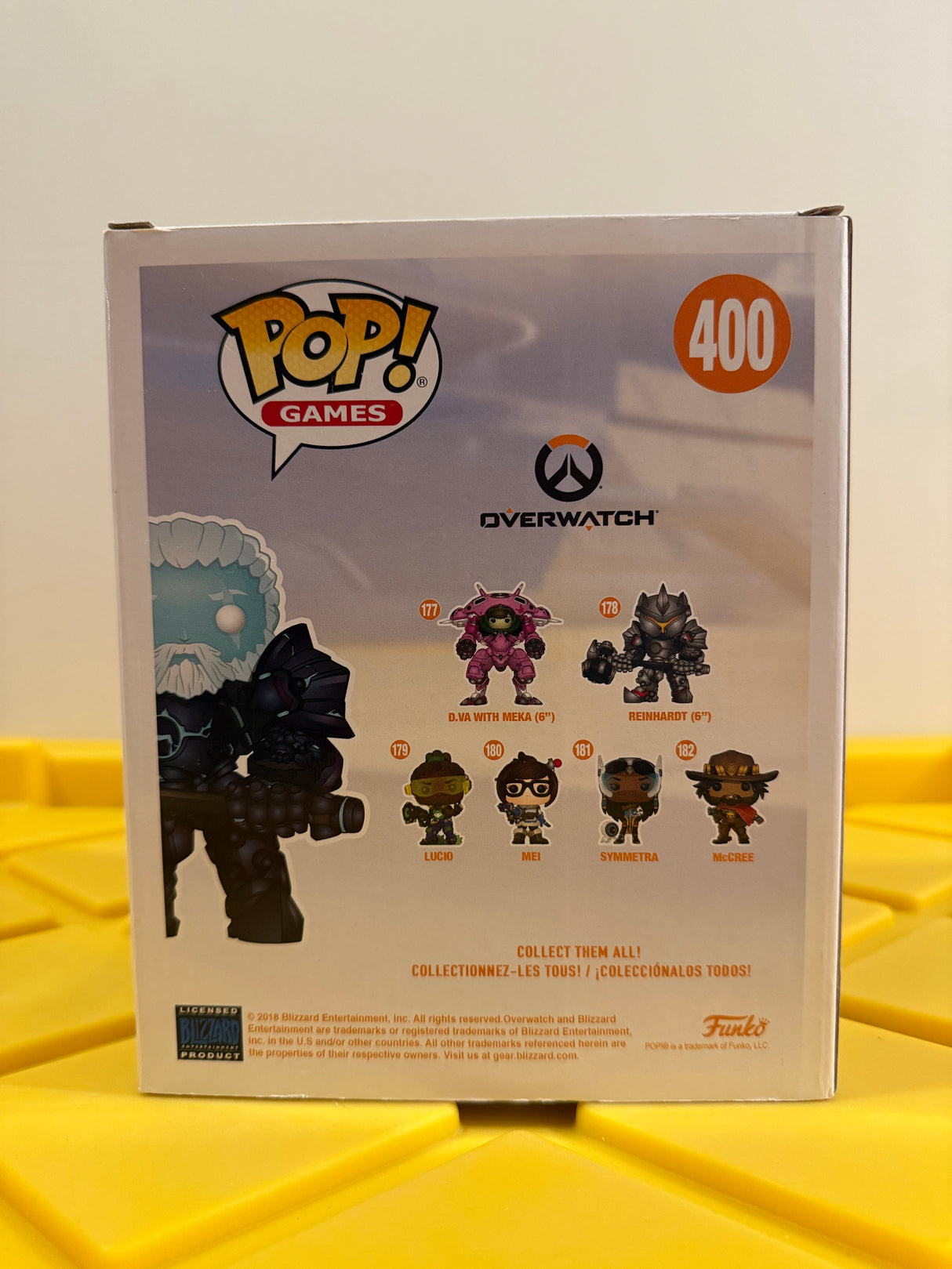 Funko POP! 6" Reinhardt (Glow) - Limited Edition 2018 NYCC Exclusive