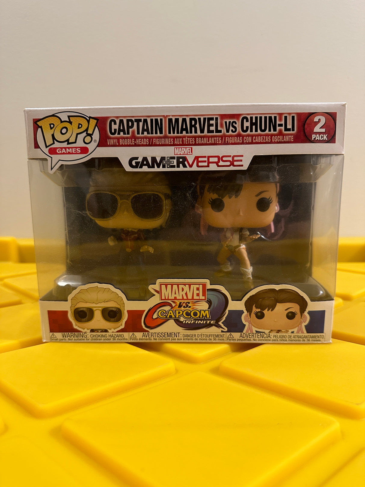 Funko POP! Captain Marvel vs Chun-Li (2-Pack)