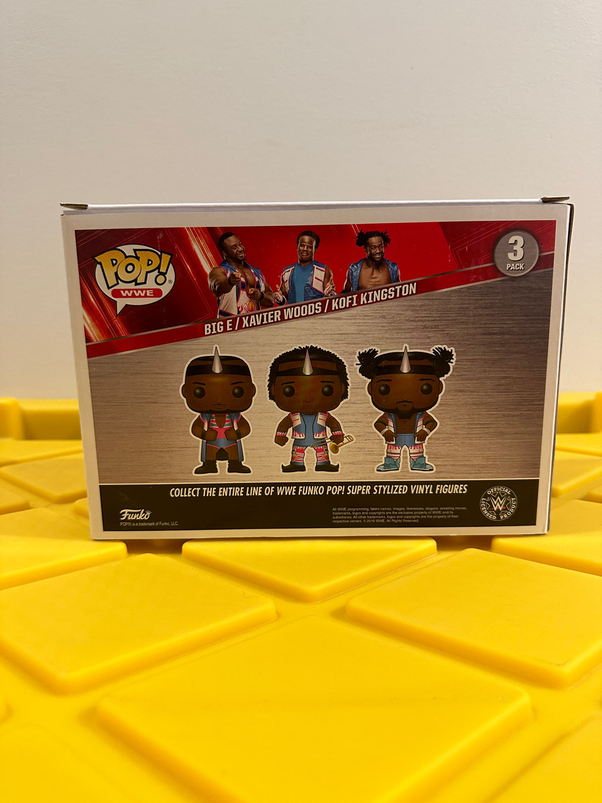 Funko POP! Big E, Xavier Woods & Kofi Kingston (3-Pack) - Limited Edition Toys R Us Exclusive