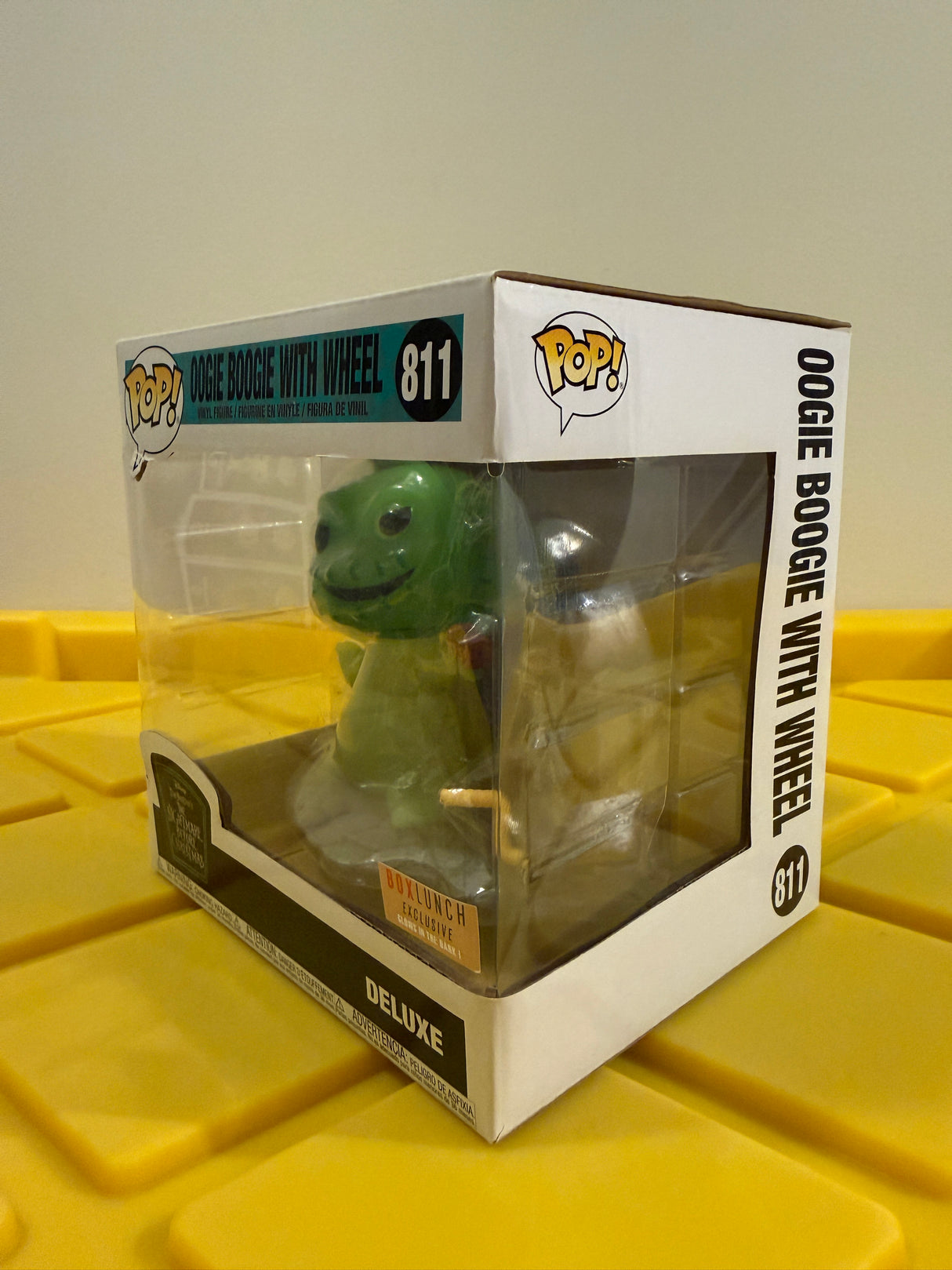 Funko POP! Oogie Boogie with Wheel (Glow) - Limited Edition Box Lunch Exclusive
