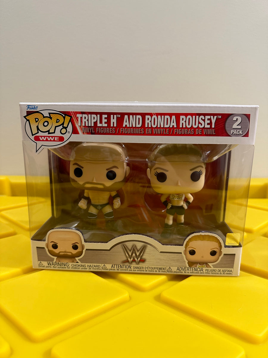 Funko POP! WWE: Triple H and Rhonda Rousey 2-Pack