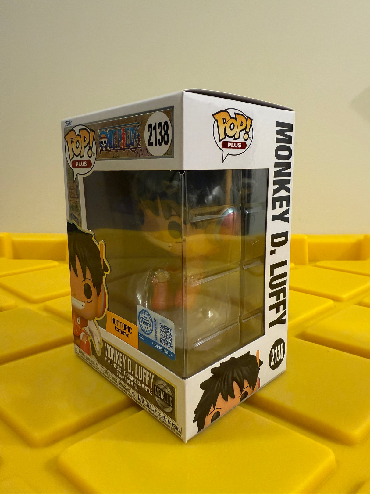 Funko POP! Plus Monkey D. Luffy (Metallic) - Limited Edition Hot Topic Exclusive