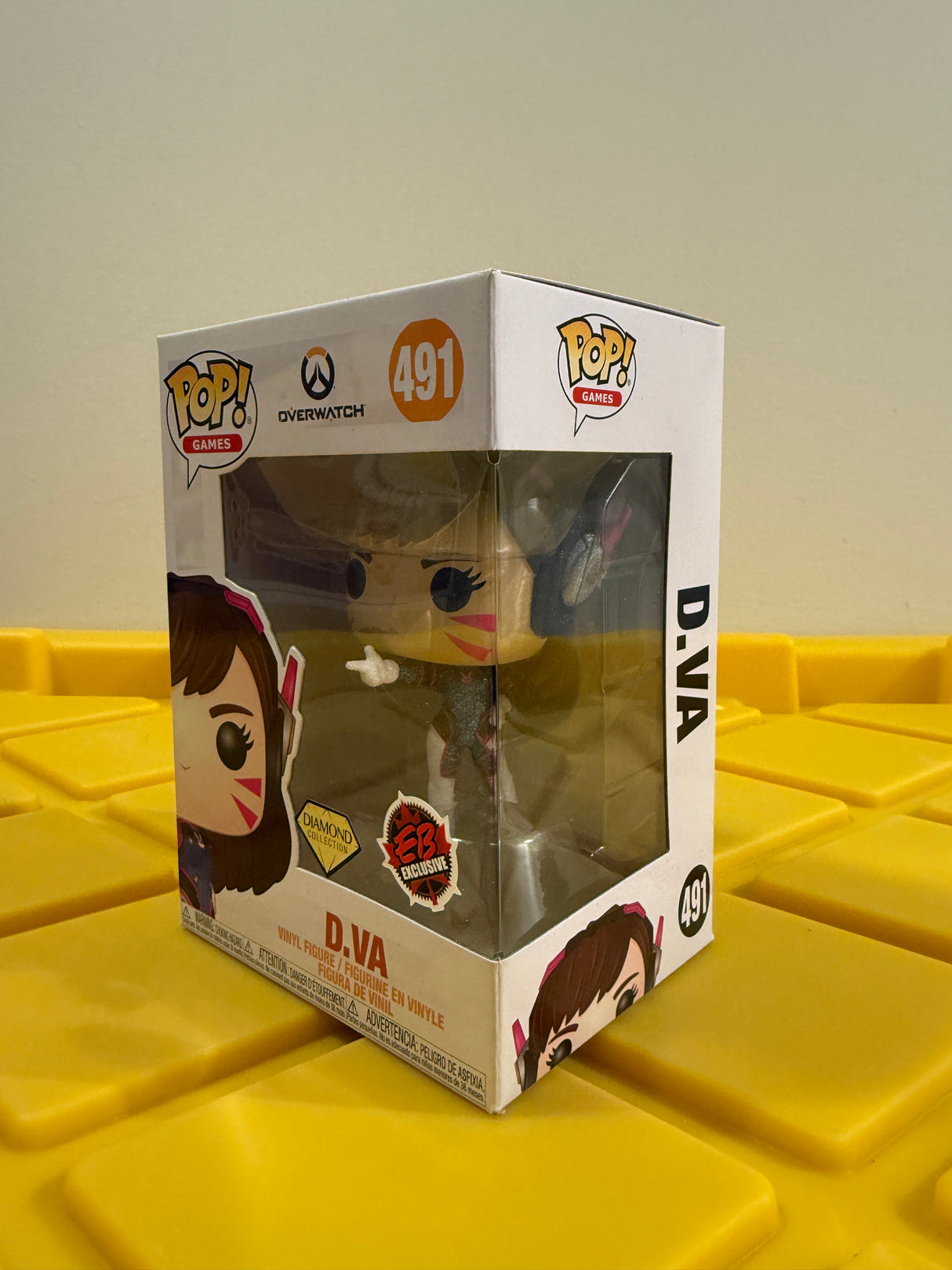 Funko POP! D.Va (Diamond) - Limited Edition EB Games Exclusive