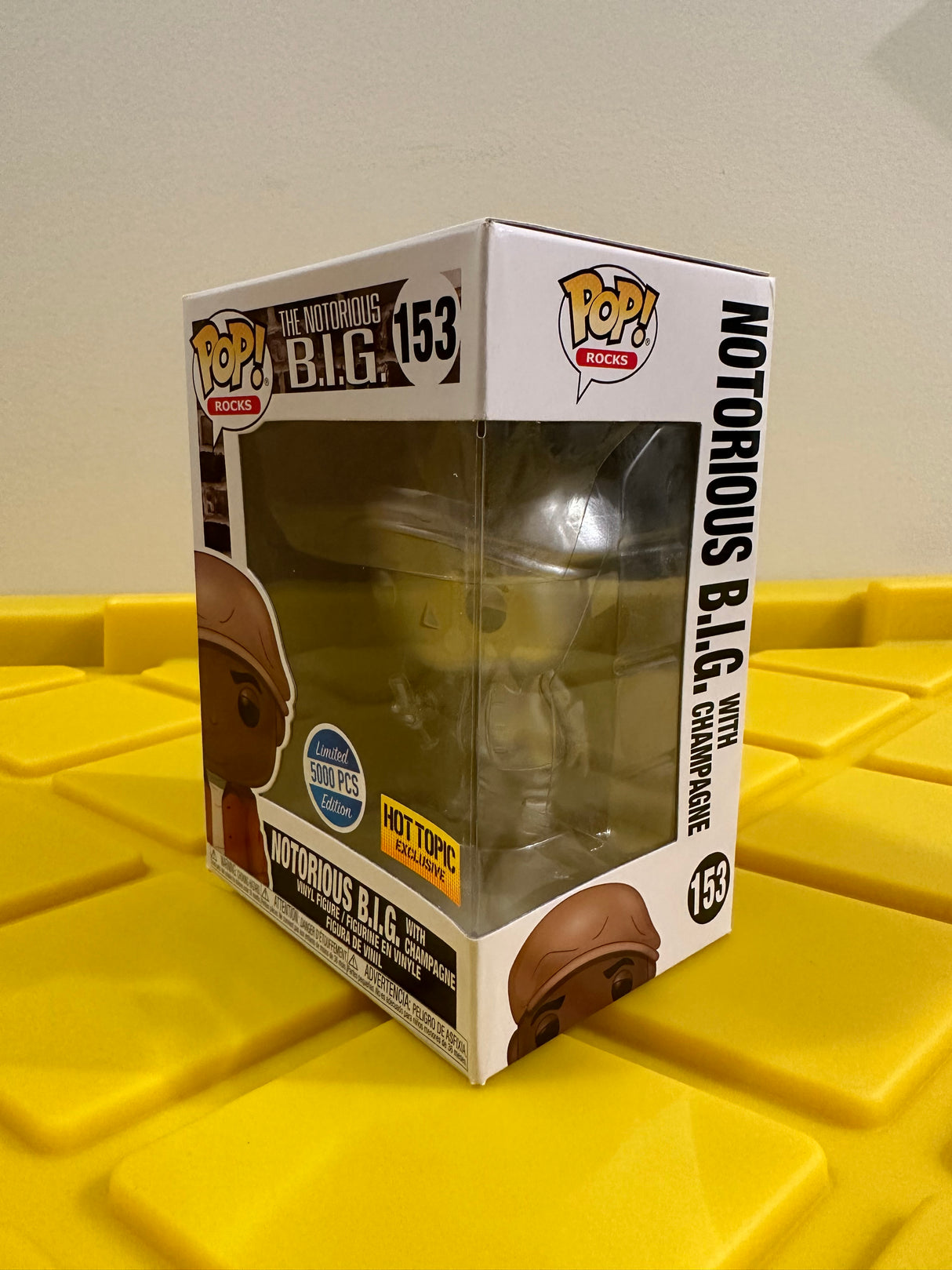 Funko POP! Notorious B.I.G. With Champagne (L.E. 5000) (Platinum Metallic) - Limited Edition Hot Topic Exclusive