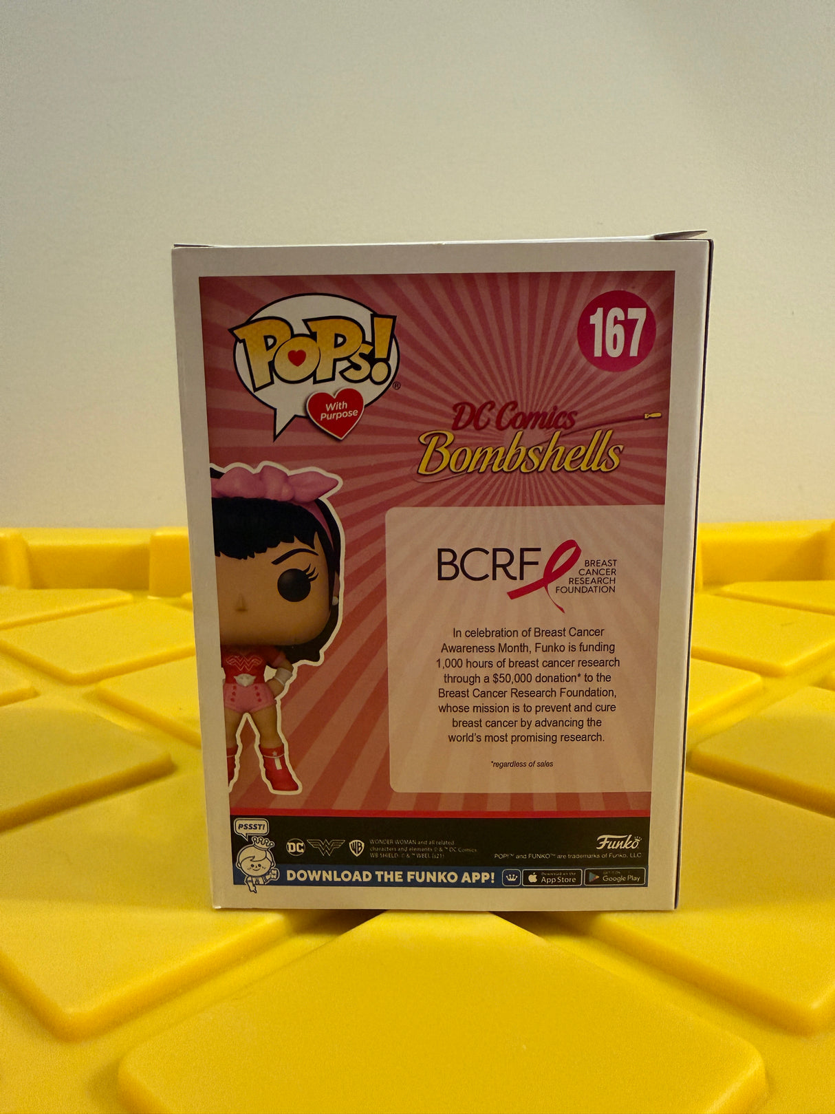 Funko POP! Wonder Woman (Breast Cancer Awareness)