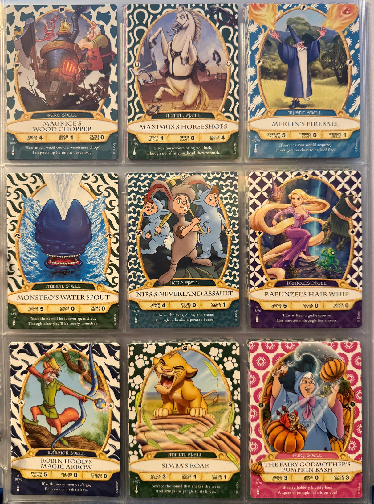 Disney Sorcerers of Magic Kingdom Cards