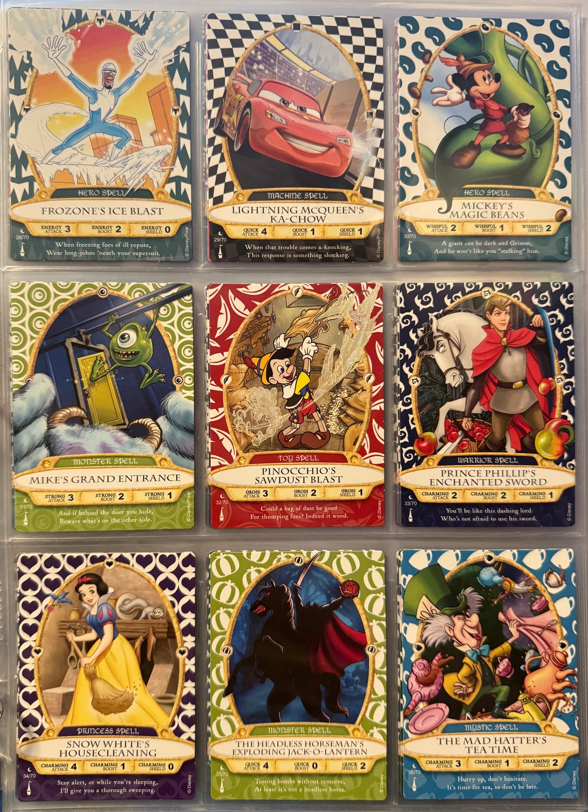 Disney Sorcerers of Magic Kingdom Cards