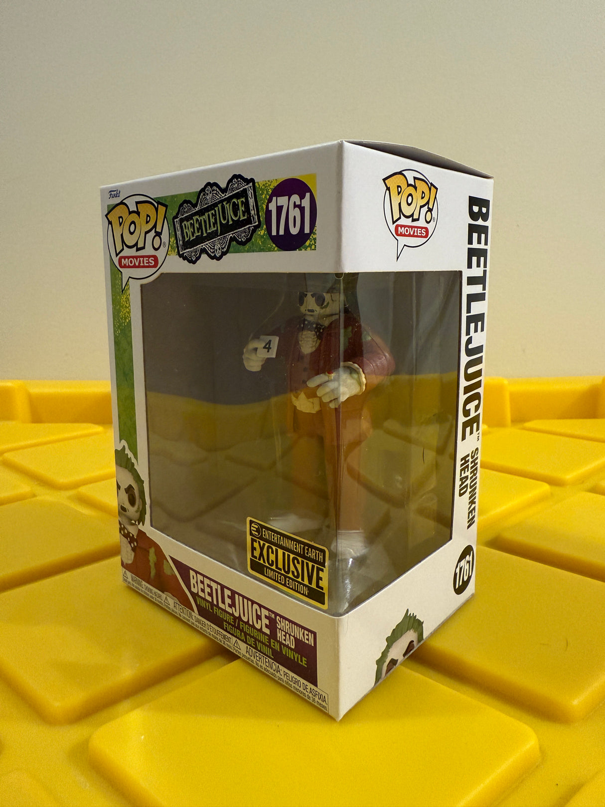 Funko POP! Beetlejuice Shrunken Head - Limited Edition Entertainment Earth Exclusive