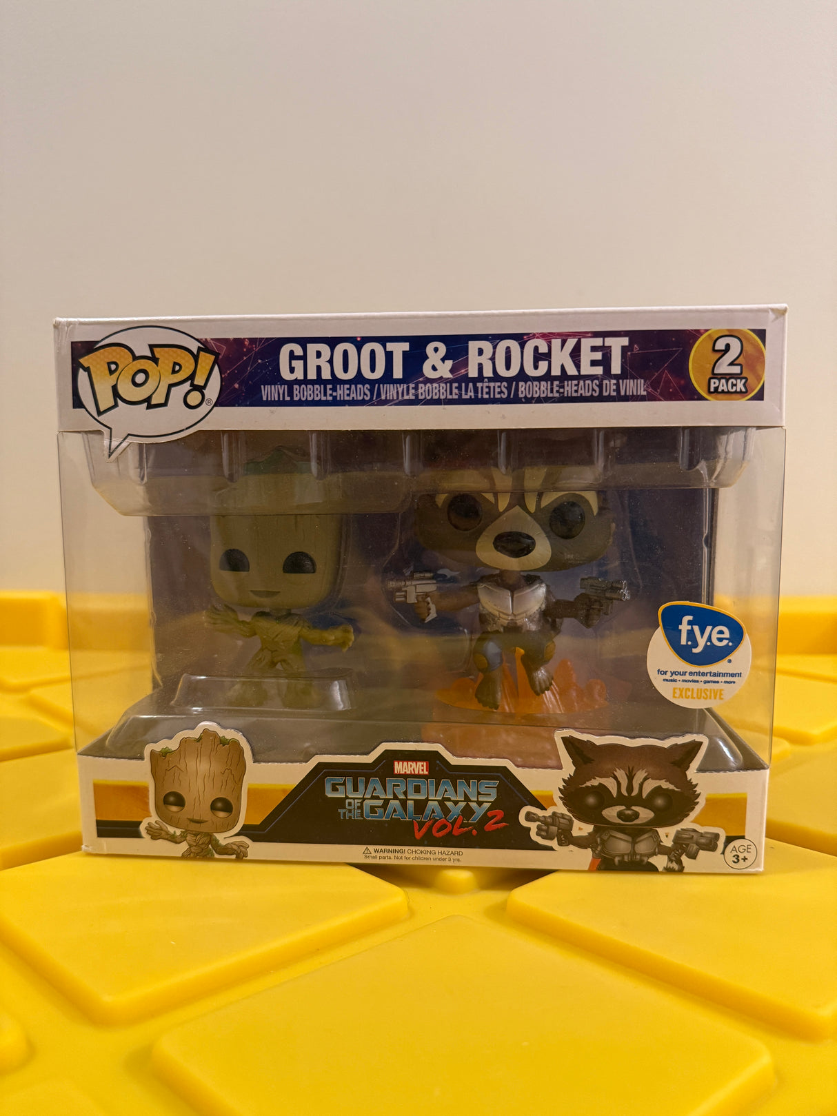Funko POP! Groot & Rocket (2-Pack) - Limited Edition FYE Exclusive
