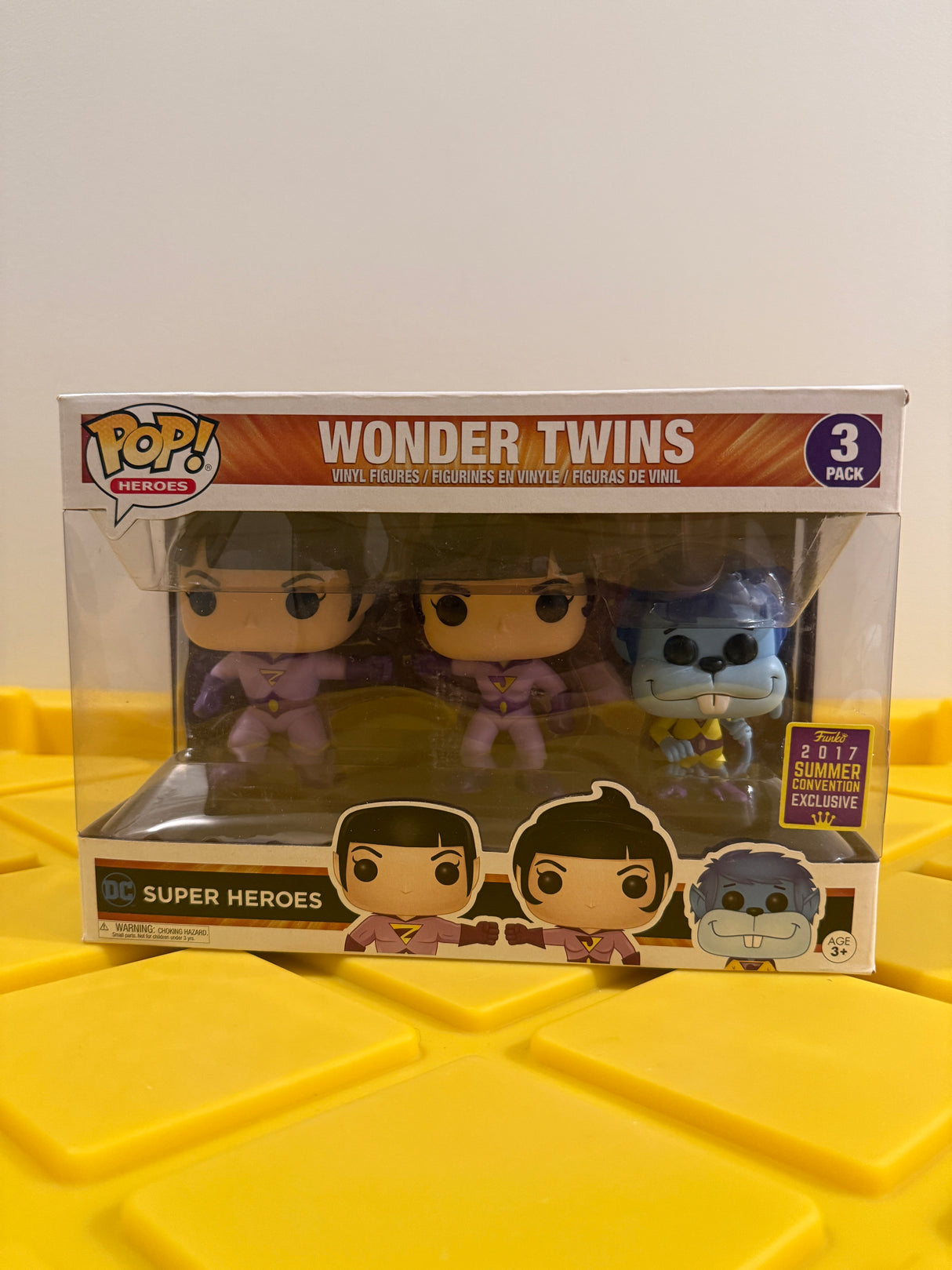 Funko POP! Wonder Twins (3-Pack) - Limited Edition 2017 SDCC Exclusive