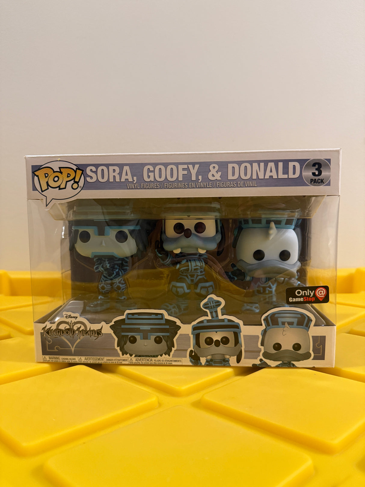 Funko POP! Sora, Goofy, & Donald (3-Pack) - Limited Edition GameStop Exclusive