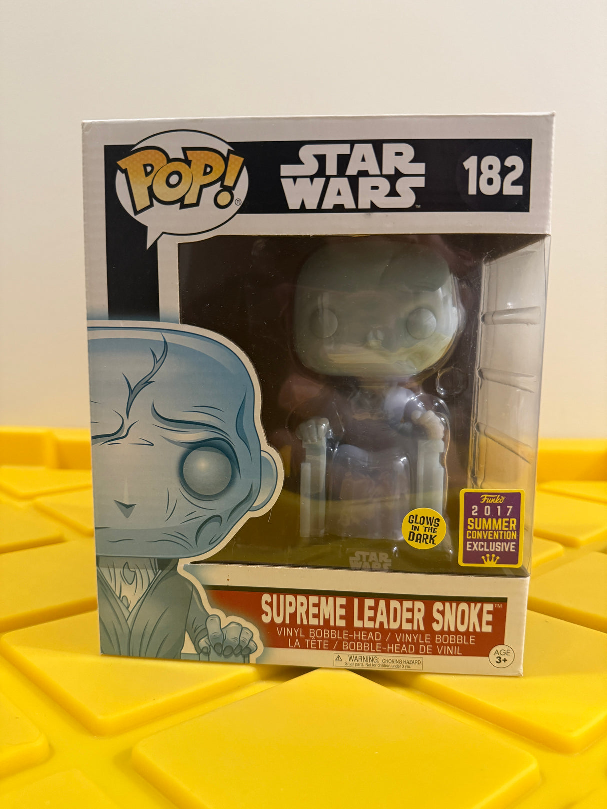 Funko POP! 6" Supreme Leader Snoke (Glow) - Limited Edition 2022 SDCC Exclusive