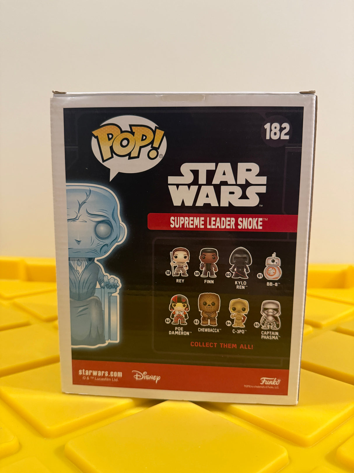 Funko POP! 6" Supreme Leader Snoke (Glow) - Limited Edition 2022 SDCC Exclusive