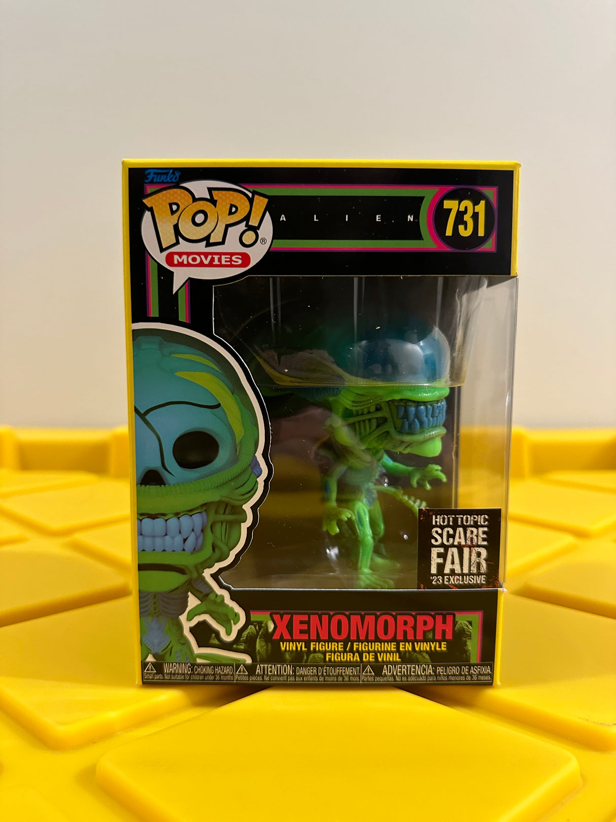 Xenomorph (Black Light) - Limited Edition Hot Topic 2023 Scare Fair Exclusive