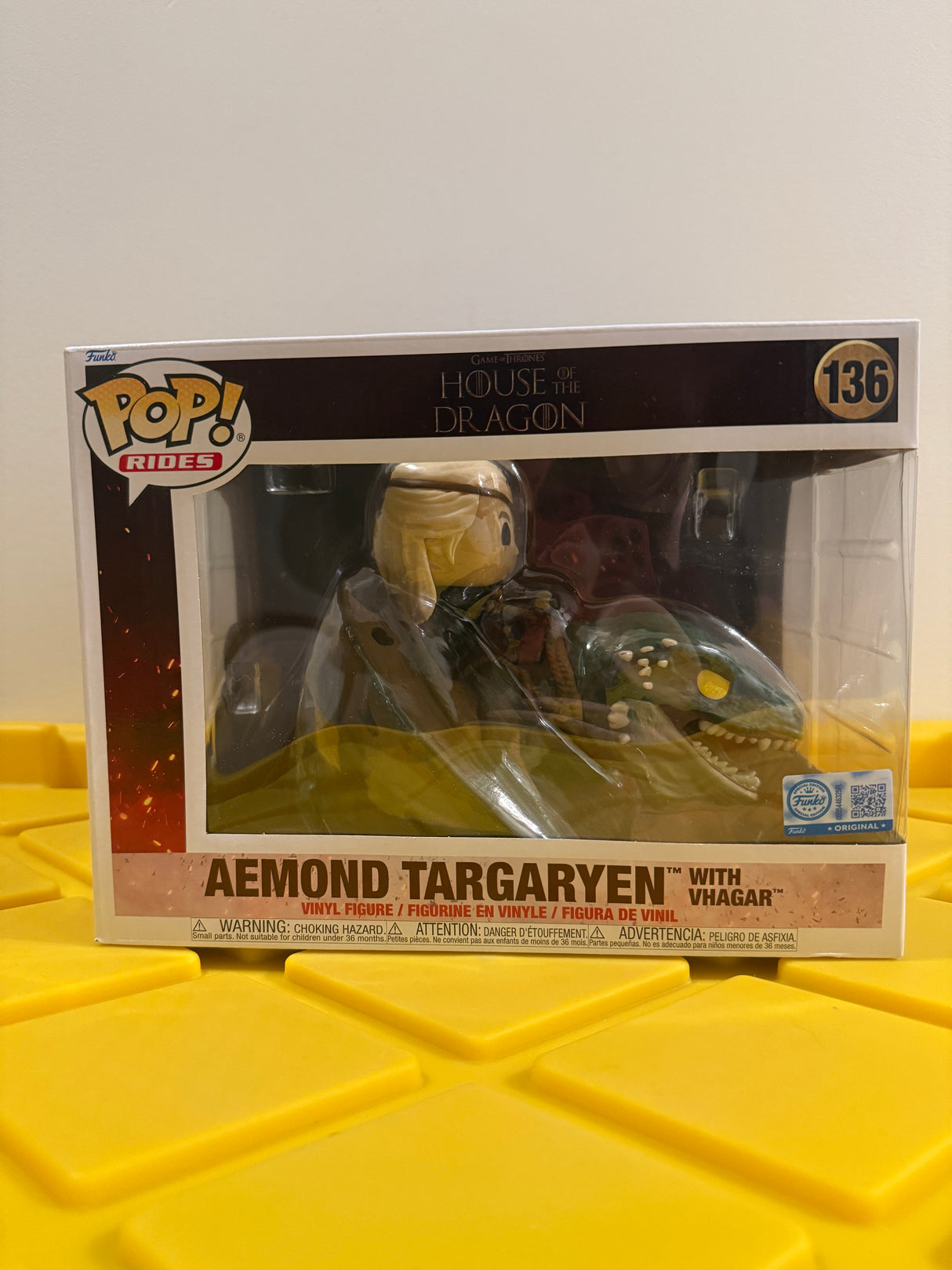 Funko POP! Aemond Targaryen with Vhagar (Rides) - Limited Edition Funko Shop Exclusive