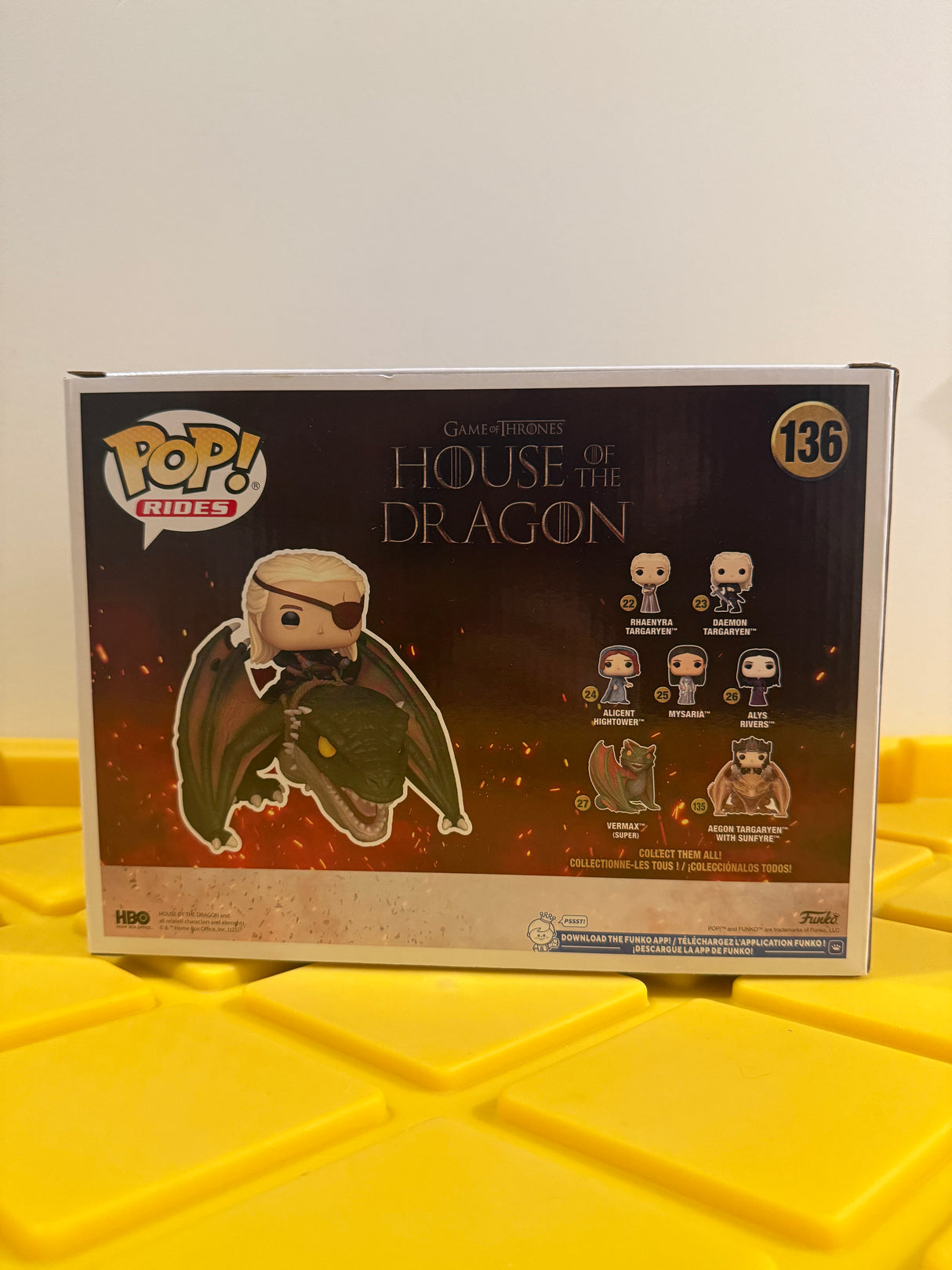 Funko POP! Aemond Targaryen with Vhagar (Rides) - Limited Edition Funko Shop Exclusive