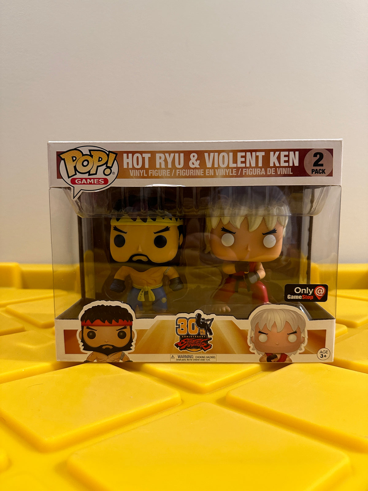 Funko POP! Hot Ryu & Violent Ken (2-Pack) - Limited Edition GameStop Exclusive
