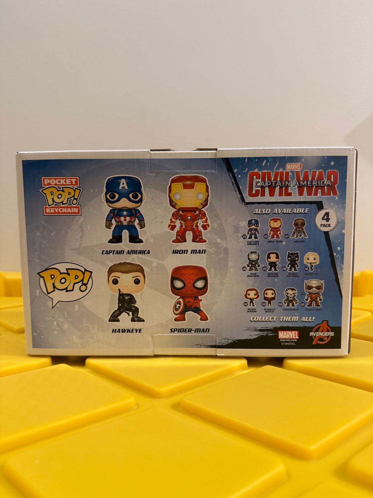 Funko POP! Captain America, Iron Man, Hawkeye & Spider-Man (4-Pack)