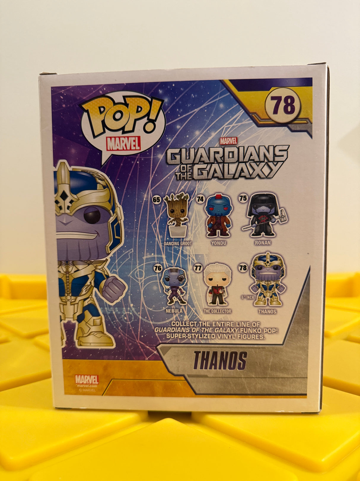 Funko POP! 6" Thanos (Glow) - Limited Edition Entertainment Earth Exclusive