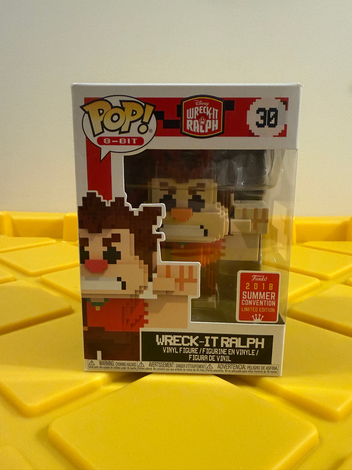 Funko POP! Wreck-It Ralph (8-Bit) - Limited Edition 2018 SDCC Exclusive