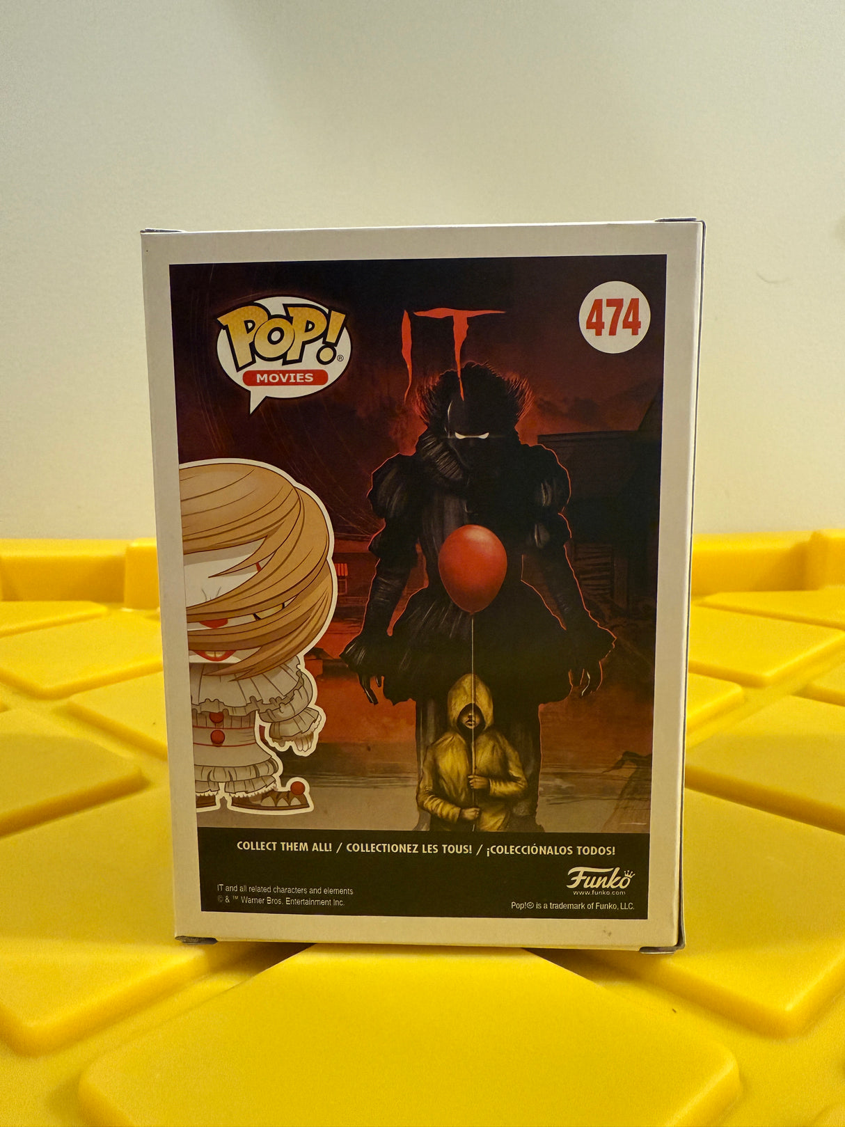 Funko POP! Pennywise with Wig (Yellow Eyes) - Limited Edition Walmart Exclusive