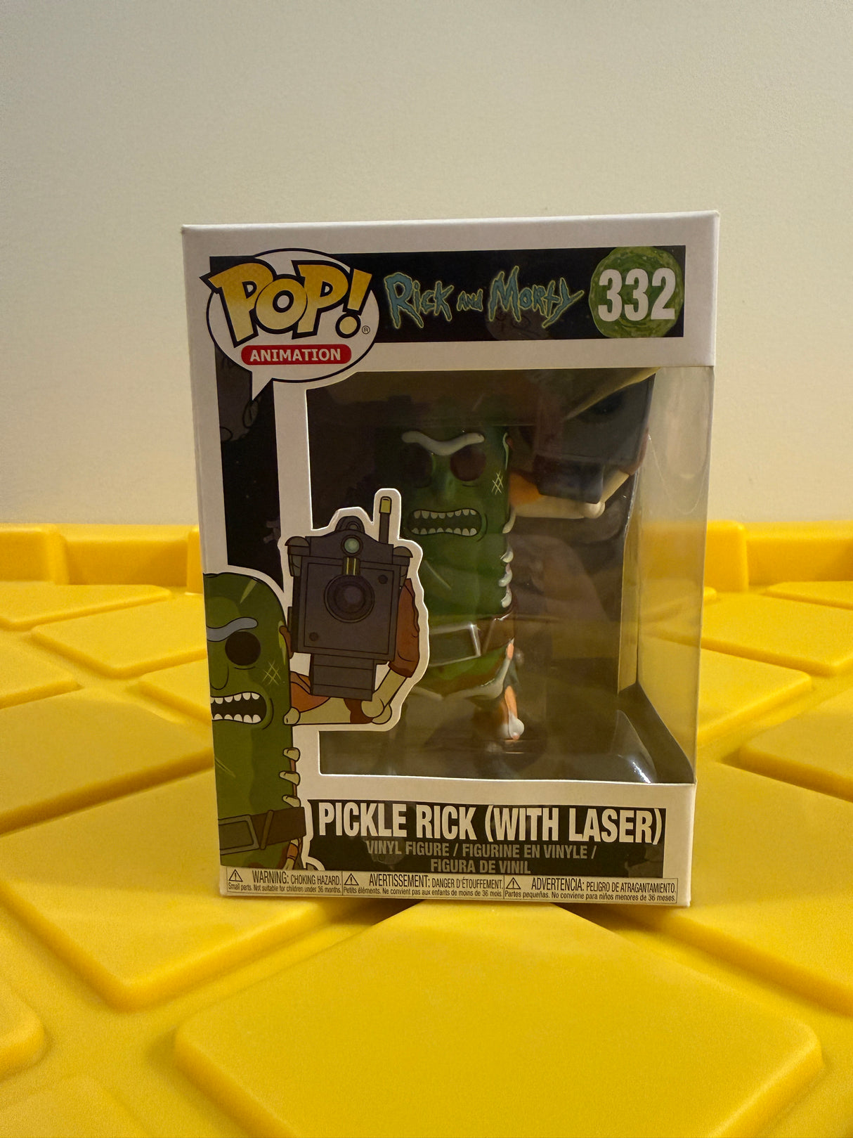 Funko POP! Pickle Rick (with Laser)