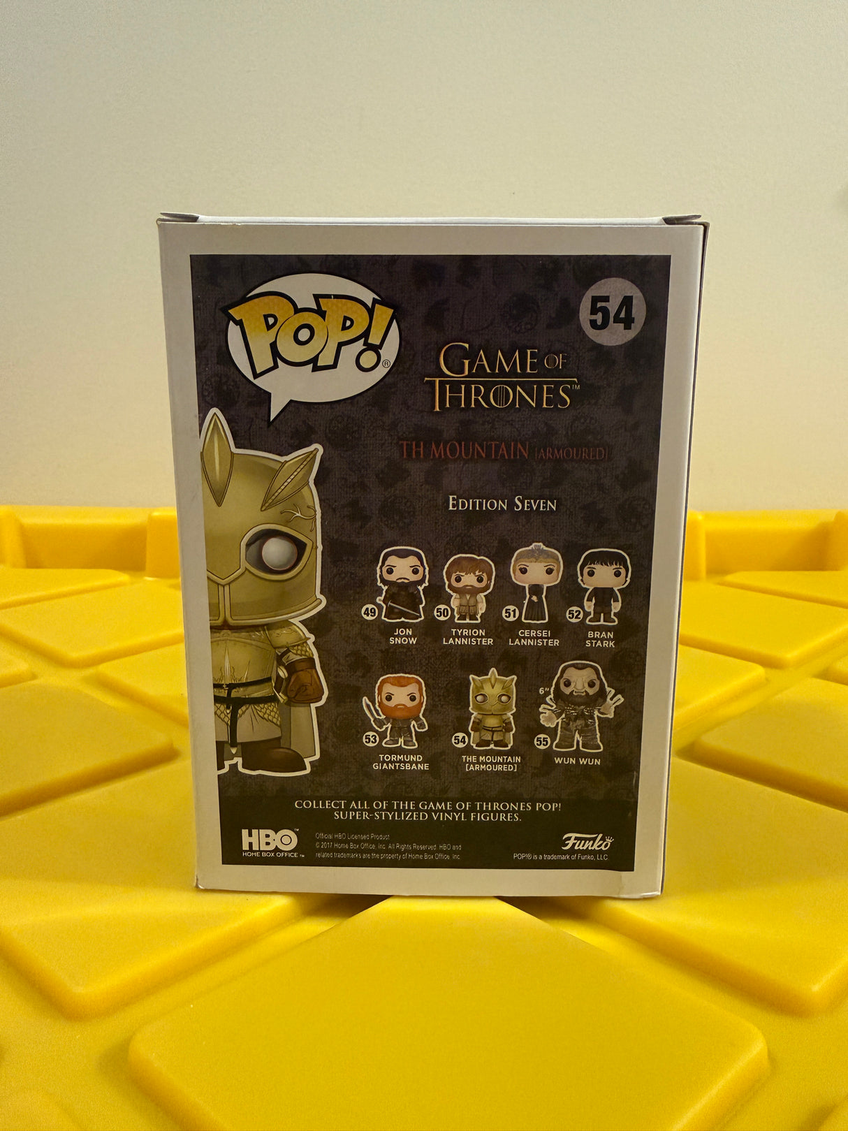 Funko POP! The Mountain (Armoured) - Limited Edition 2017 SDCC Exclusive