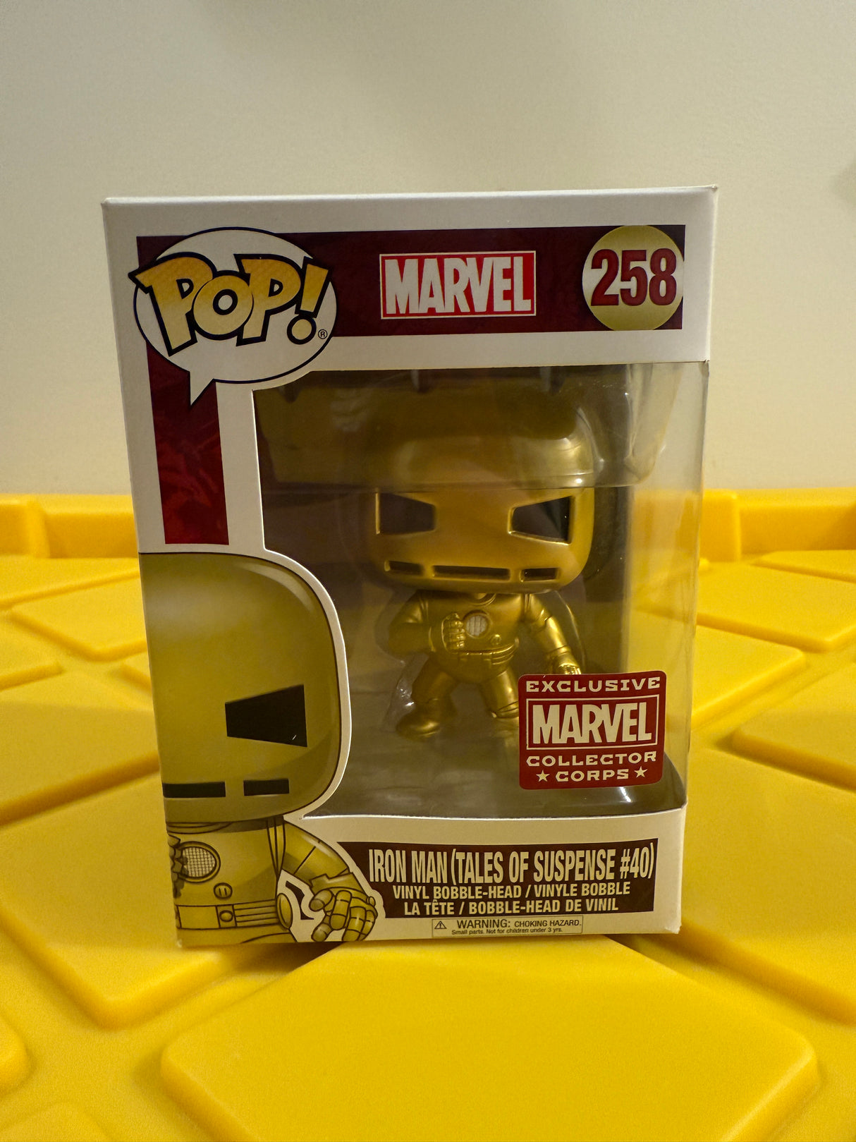 Funko POP! Iron Man (Tales of Suspense #40) - Limited Edition Marvel Collector Corps Exclusive