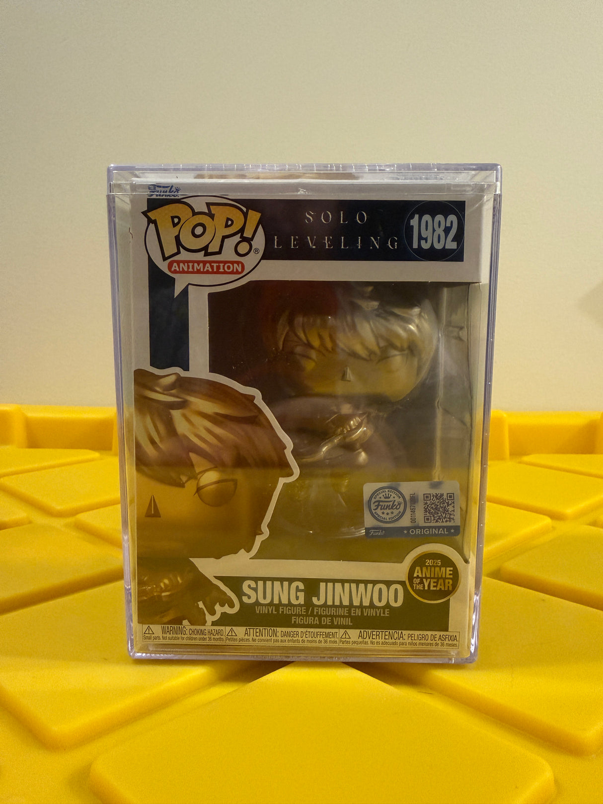 Funko POP! Sung Jinwoo (Gold) - Limited Edition Funko Shop Exclusive (2025 Anime of the Year)
