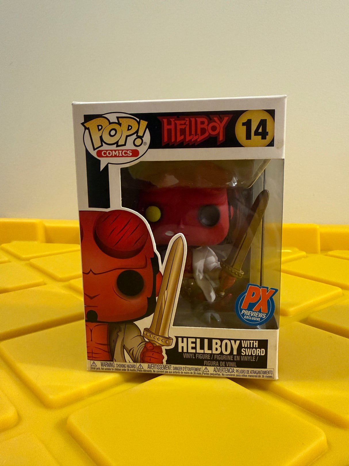 Funko POP! Hellboy with Sword - Limited Edition PX Previews Exclusive