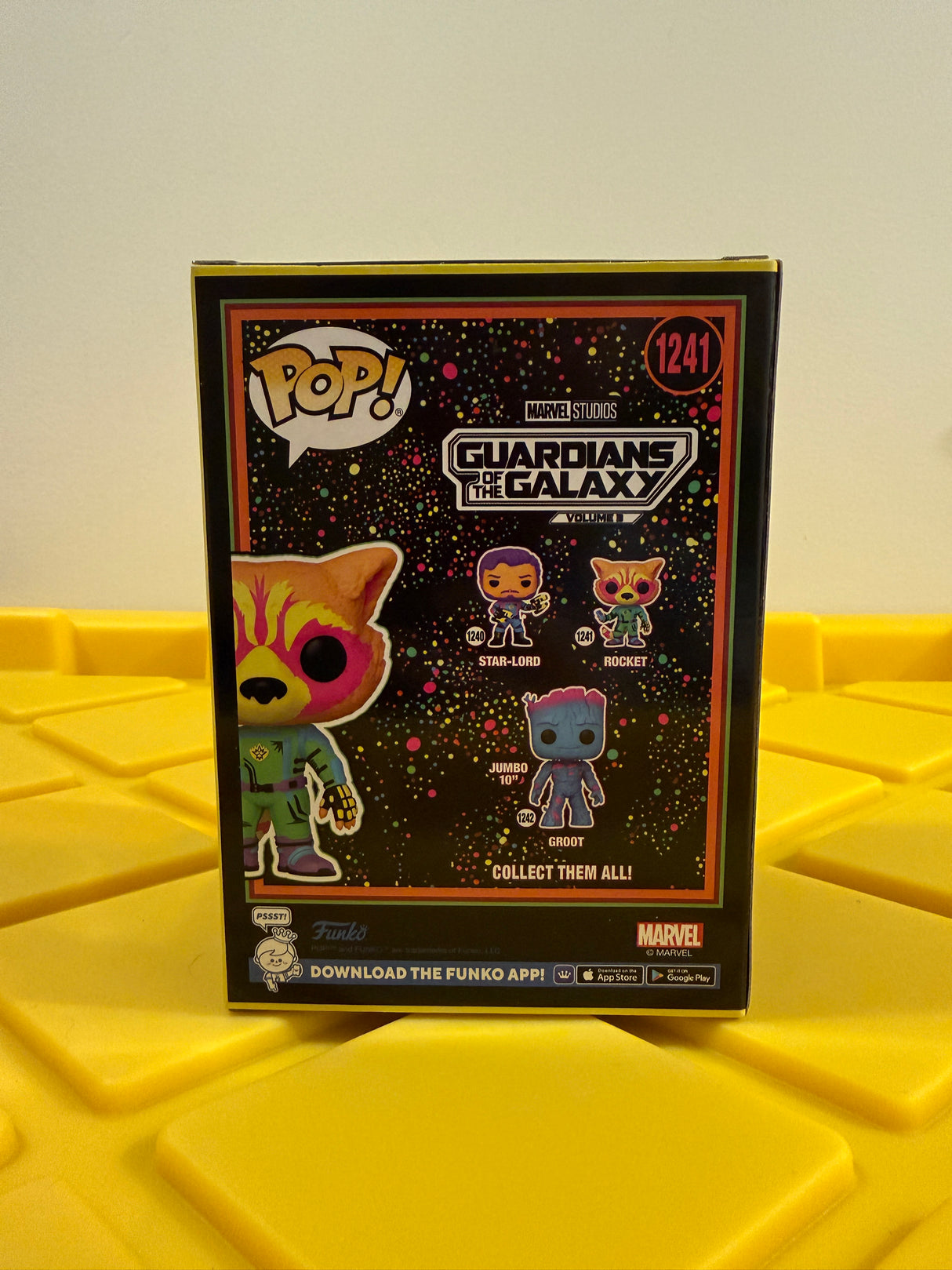 Funko POP! Rocket (Black Light) - Limited Edition Special Edition Exclusive