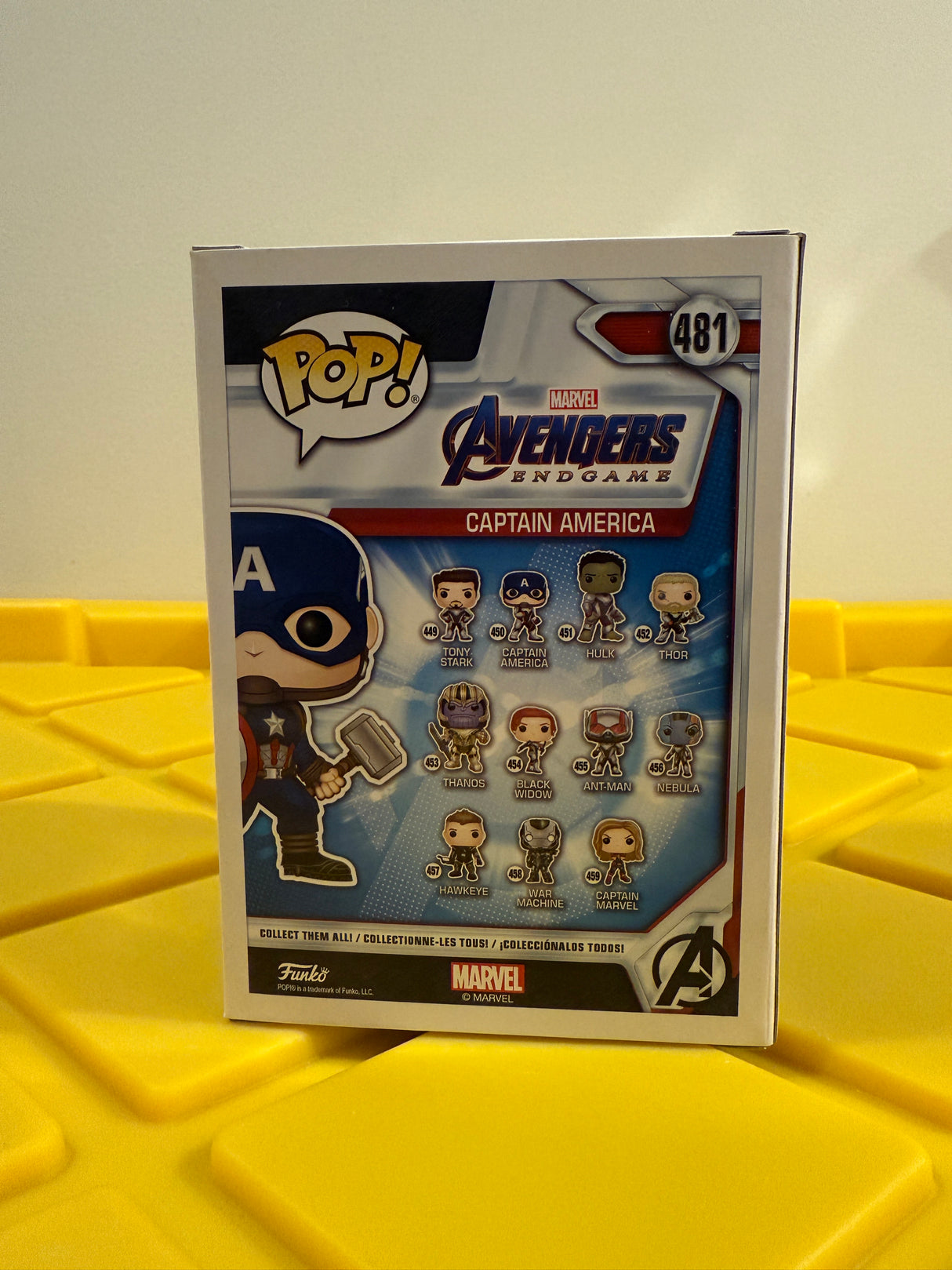 Funko POP! Captain America - Limited Edition Marvel Collector Corps Exclusive