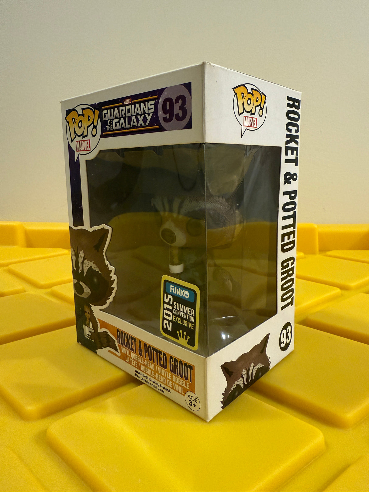 Funko POP! Rocket & Potted Groot - Limited Edition 2015 SDCC Exclusive