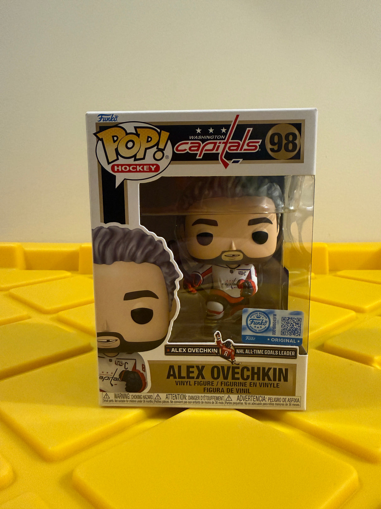Funko POP! Alex Ovechkin (Goals Record 895) - Limited Edition Fanatics Exclusive